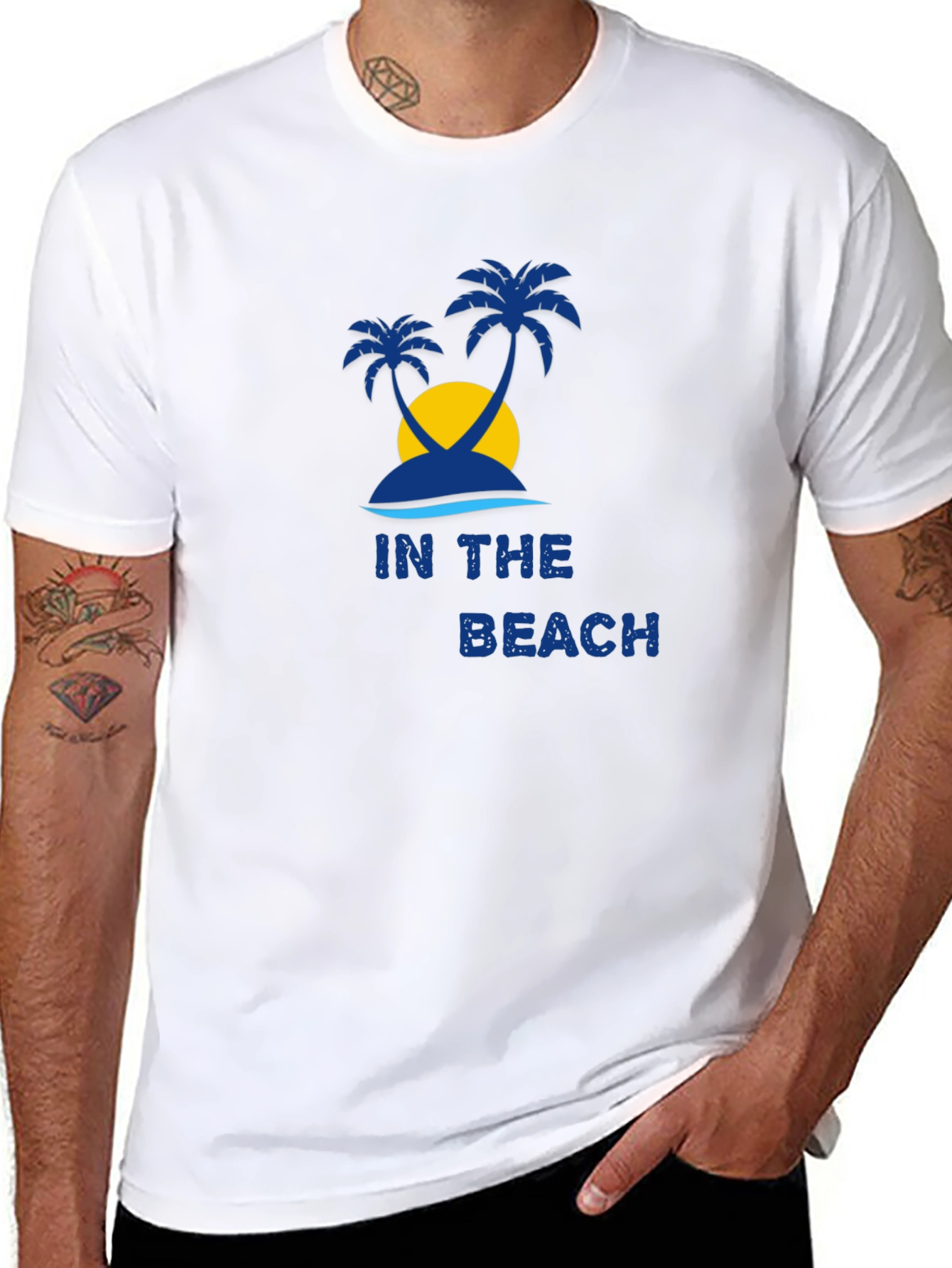 In The Beach Graphic T-Shirt