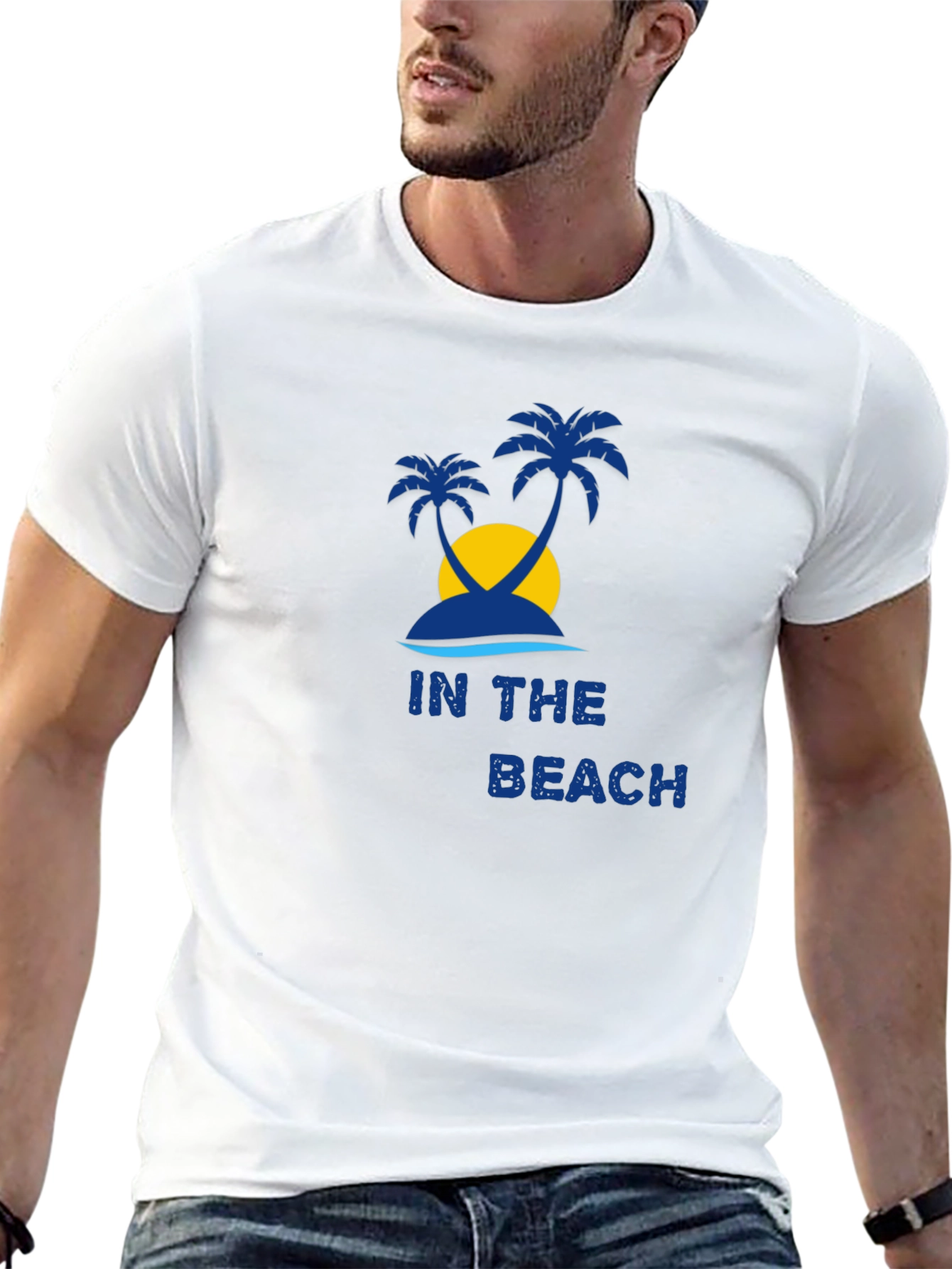 In The Beach Graphic T-Shirt
