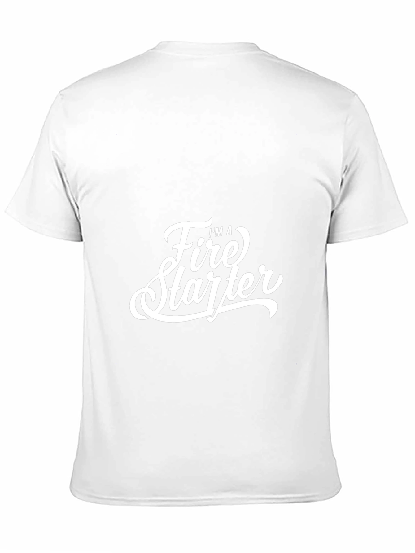Fire Starter Graphic Tee - Bold Black Cotton
