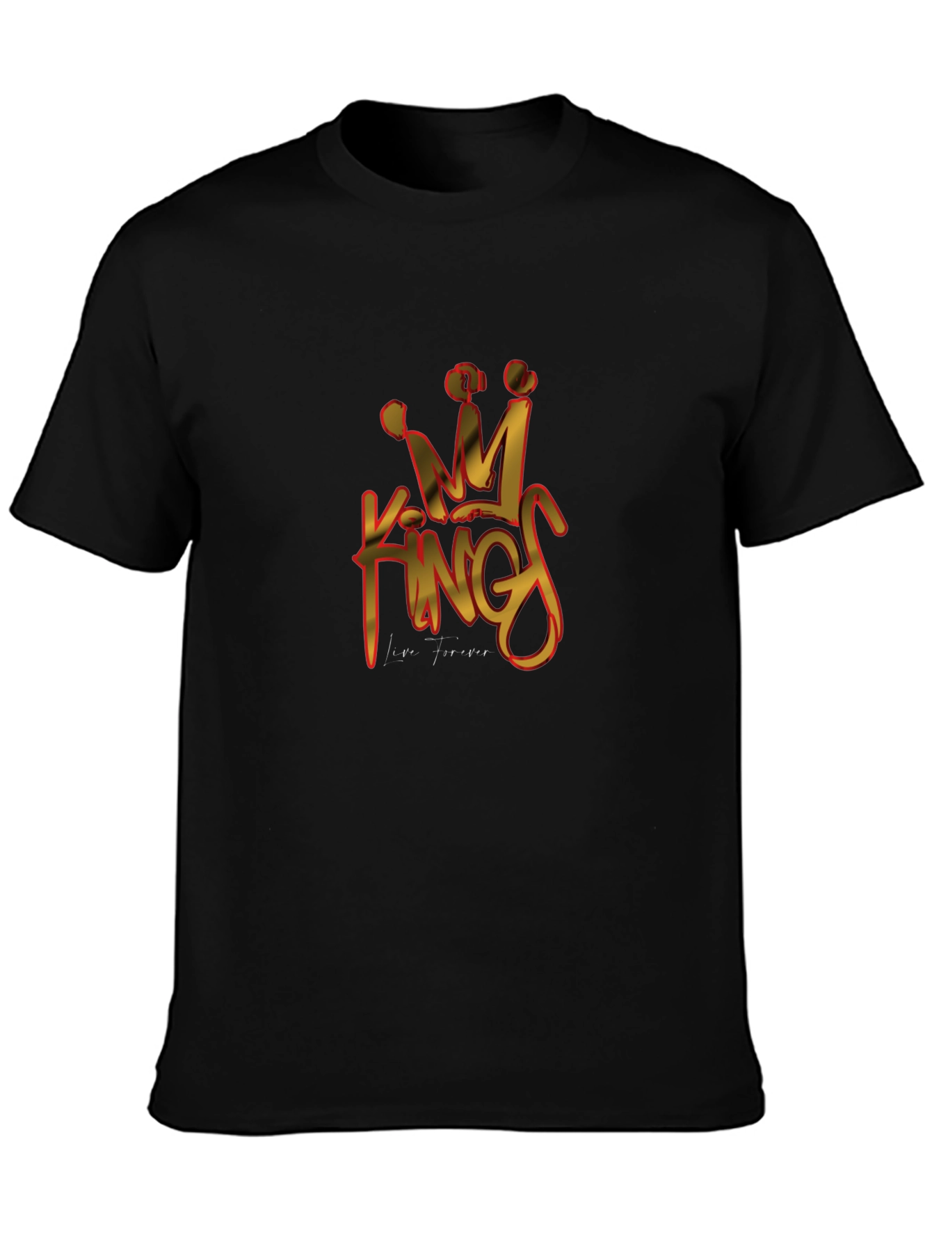 King Forever Graphic T-Shirt - Black
