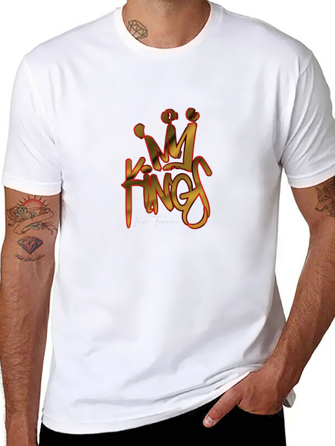 King Forever Graphic T-Shirt - Black