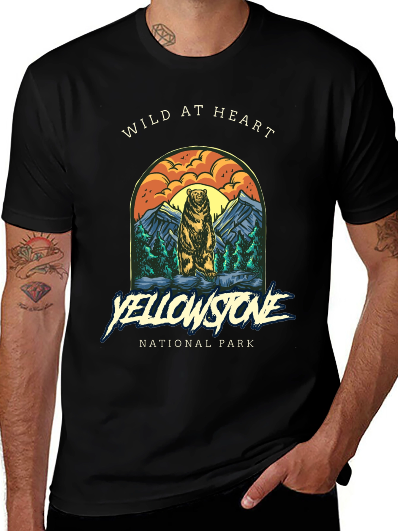 Wild at Heart Yellowstone Tee