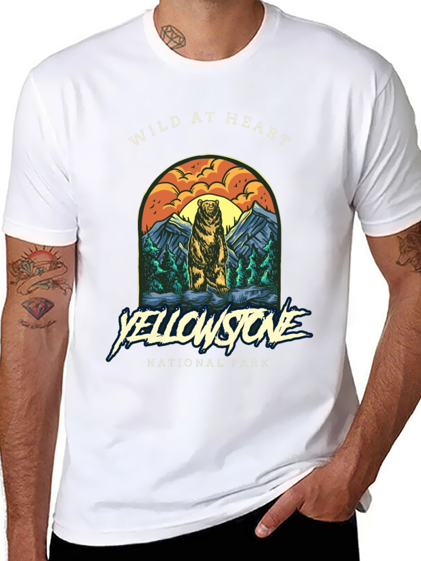 Wild at Heart Yellowstone Tee