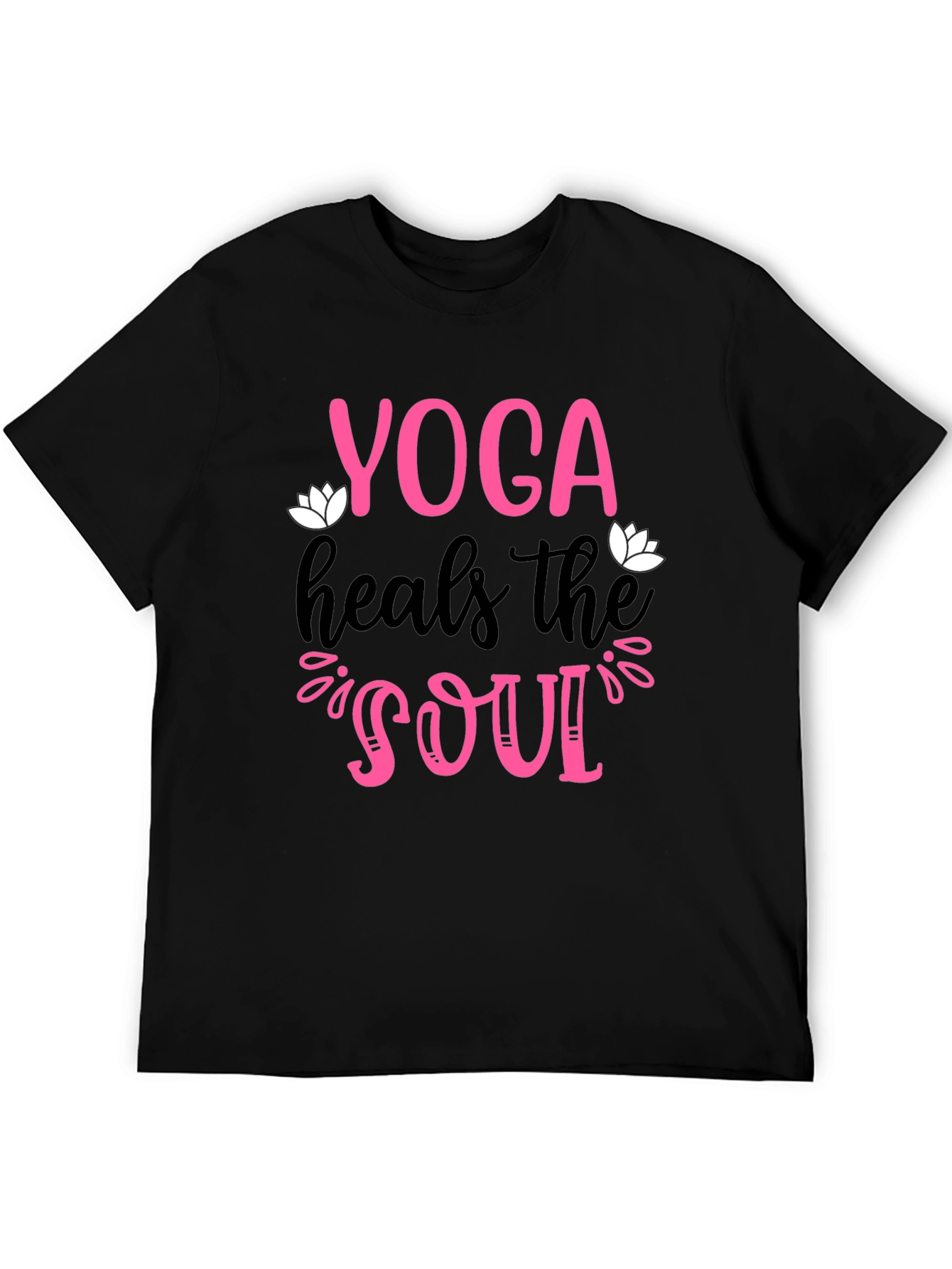 Yoga Heals the Soul Graphic T-Shirt