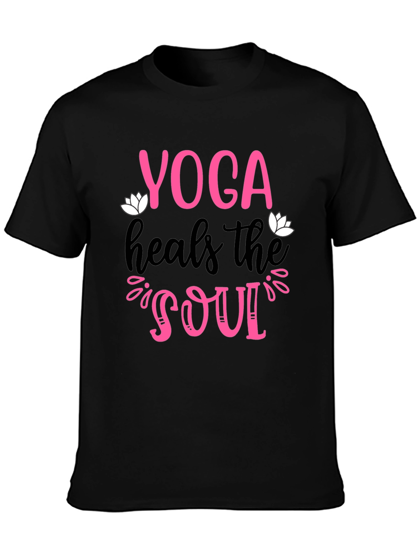 Yoga Heals the Soul Graphic T-Shirt