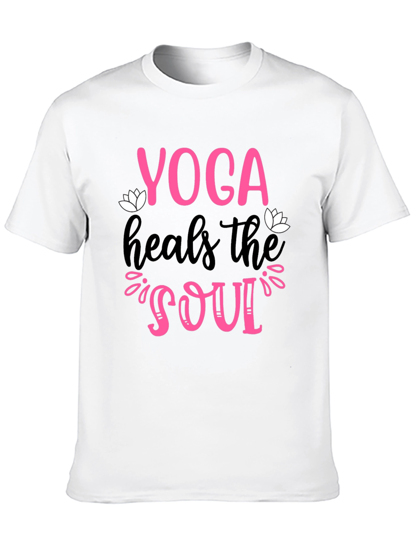 Yoga Heals the Soul Graphic T-Shirt