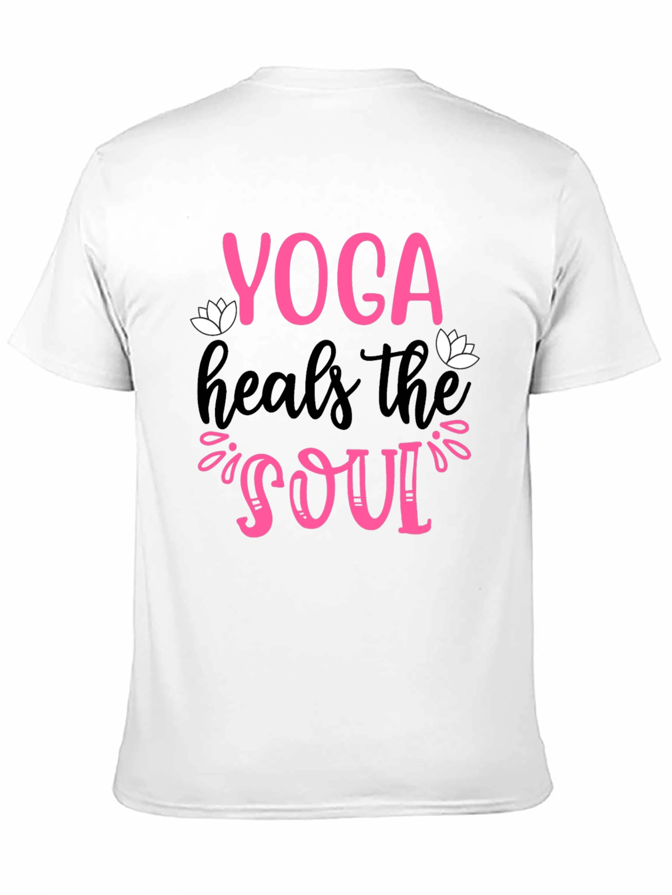 Yoga Heals the Soul Graphic T-Shirt