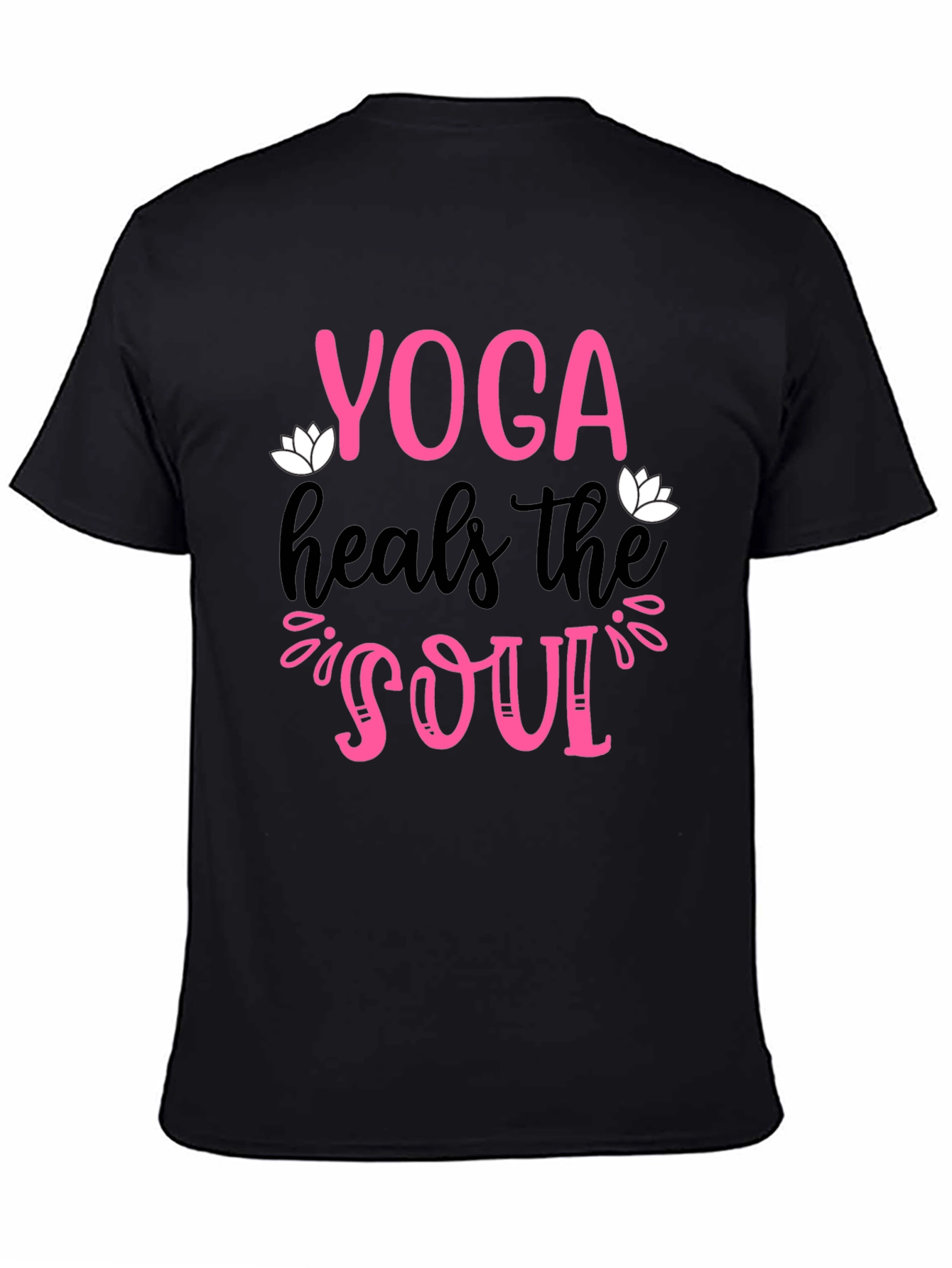 Yoga Heals the Soul Graphic T-Shirt