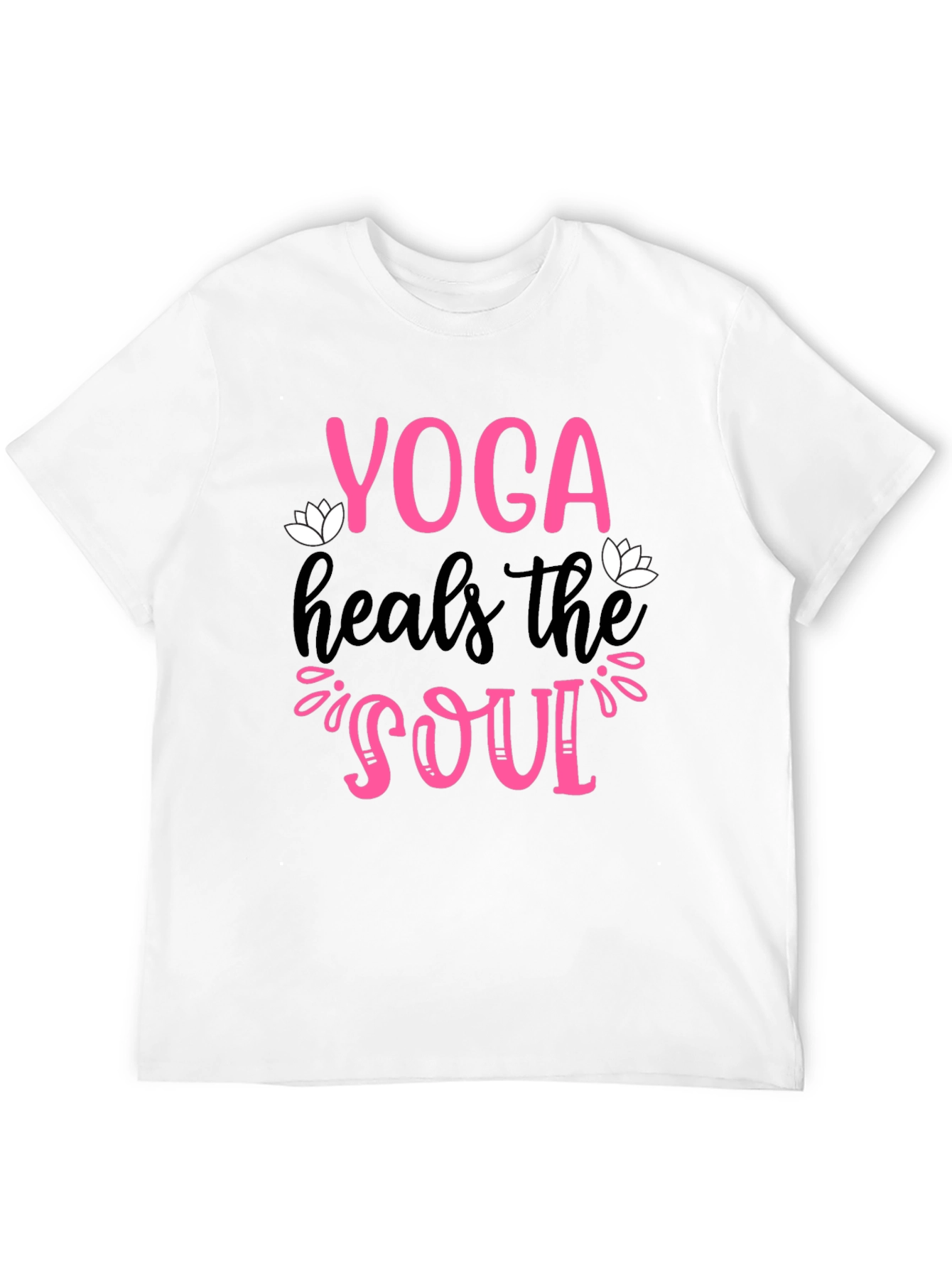 Yoga Heals the Soul Graphic T-Shirt