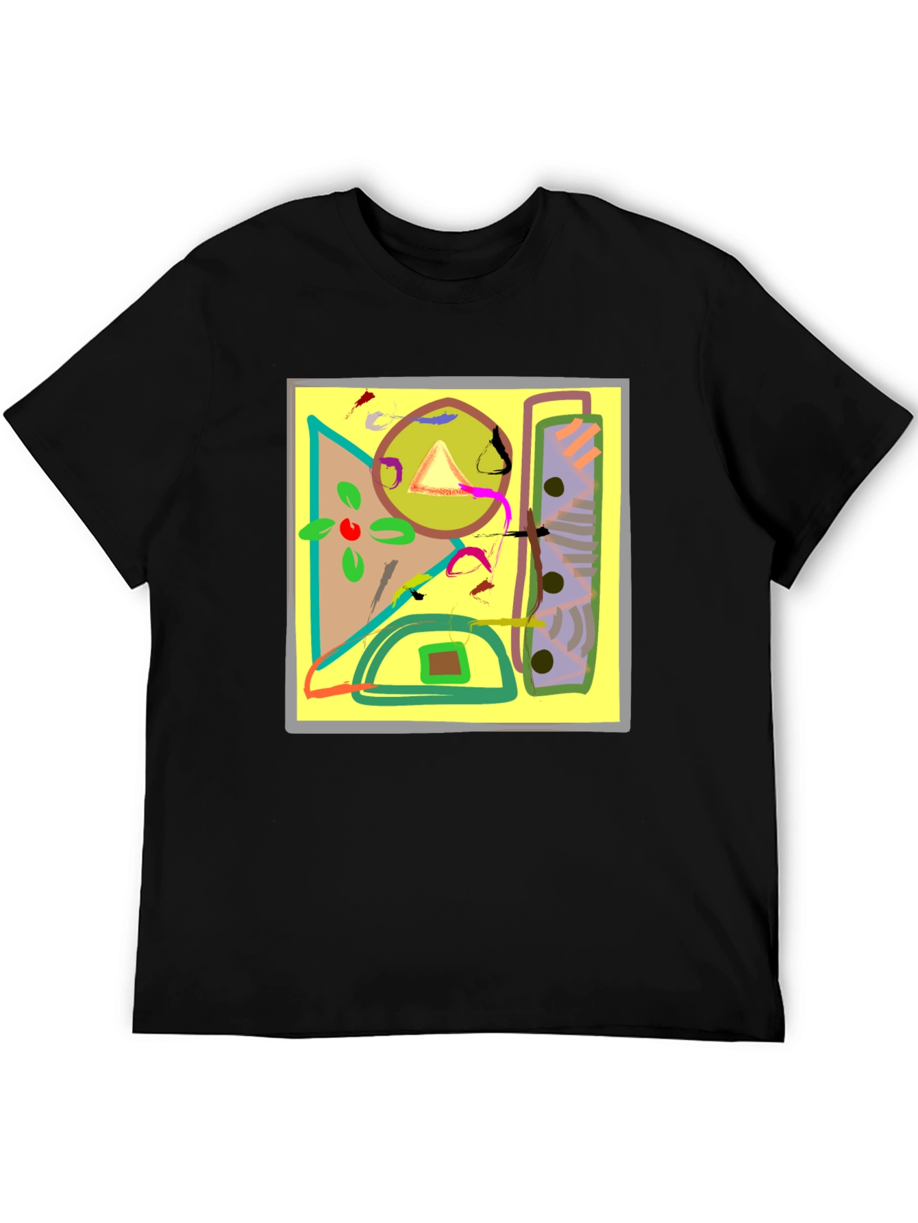 Abstract Art Graphic Tee - Unique Design