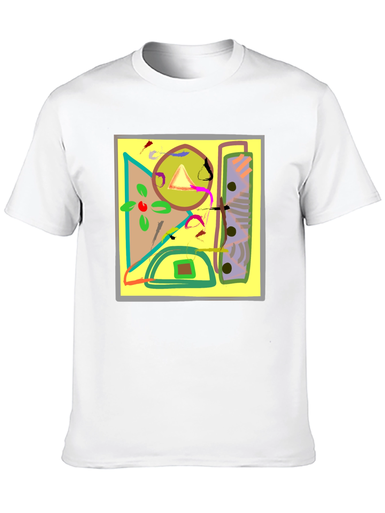 Abstract Art Graphic Tee - Unique Design