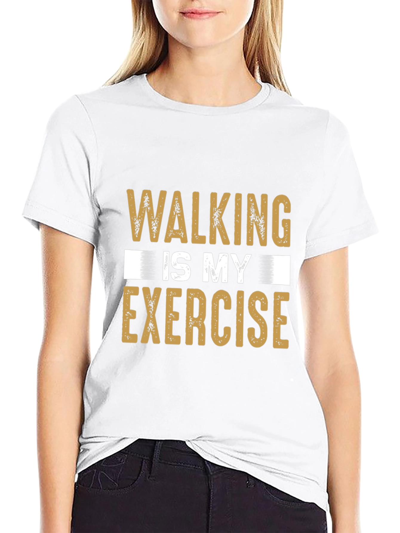 Walking is My Exercise Graphic Tee