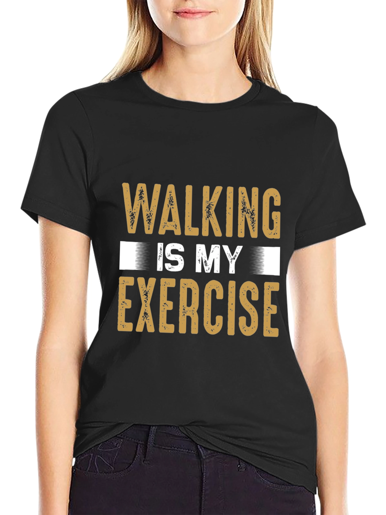 Walking is My Exercise Graphic Tee