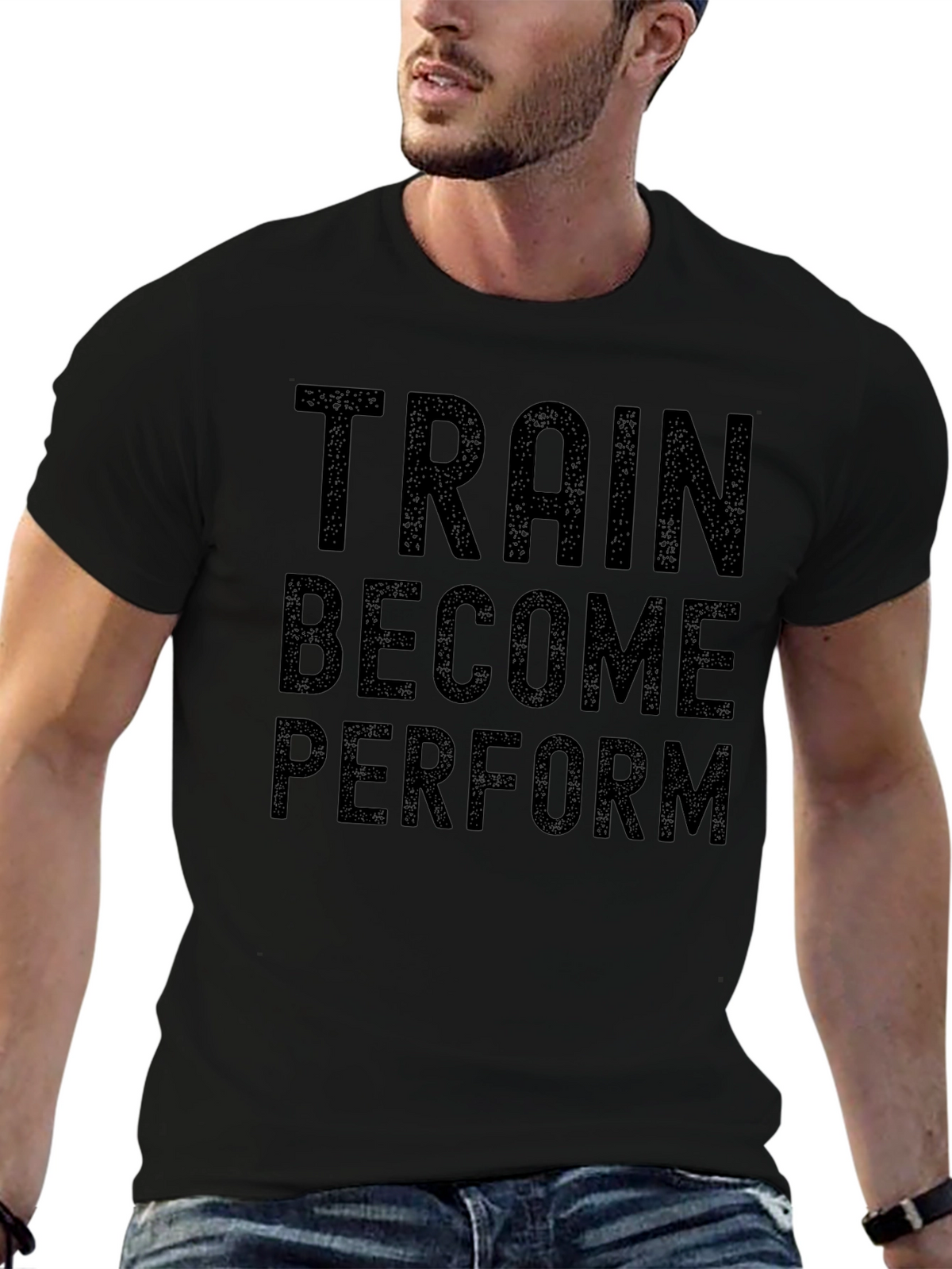 Train Become Perform Graphic Tee