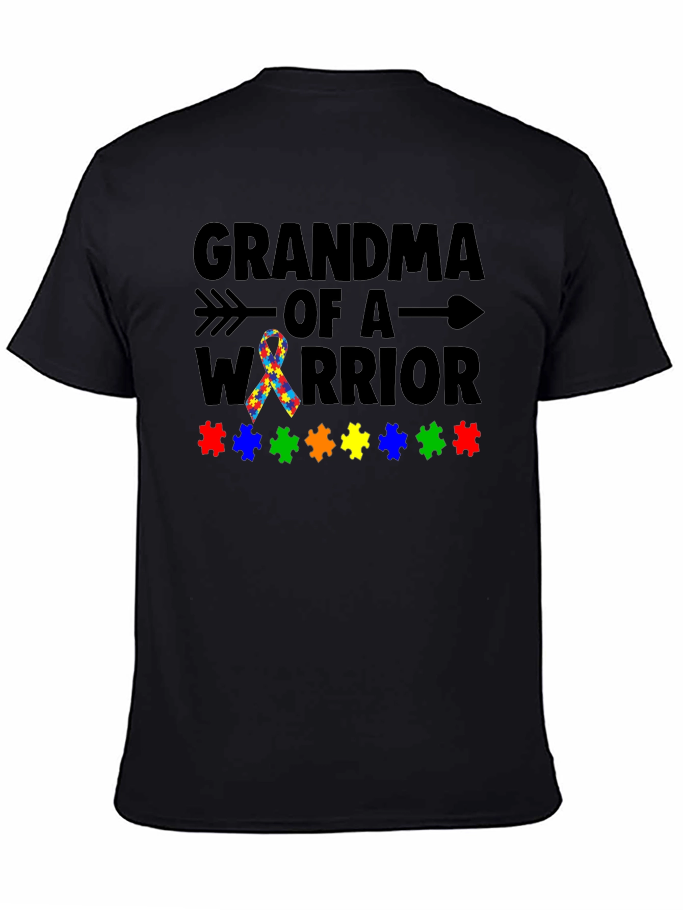 Grandma of a Warrior Autism Awareness T-Shirt