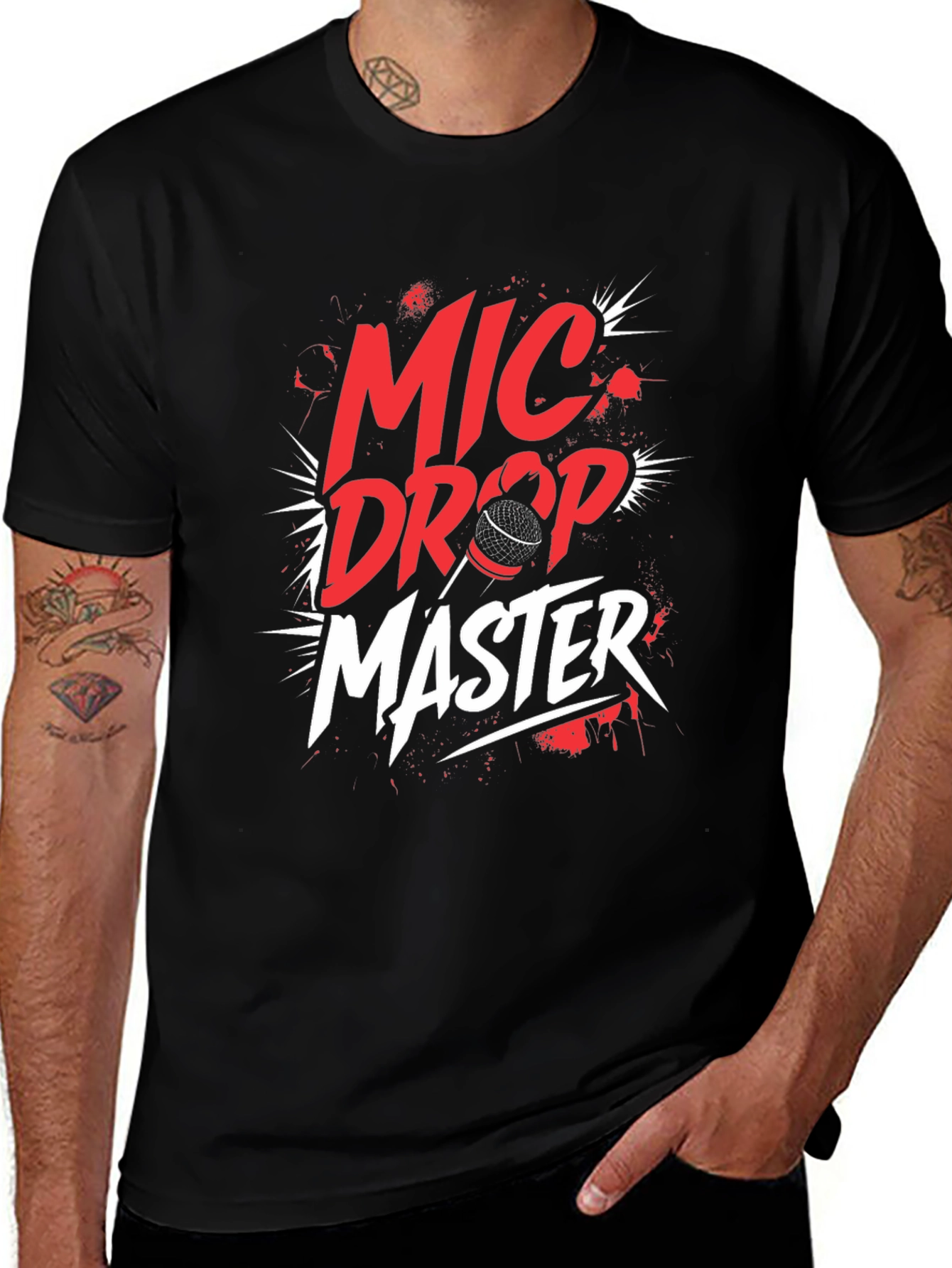 Mic Drop Master Graphic T-Shirt