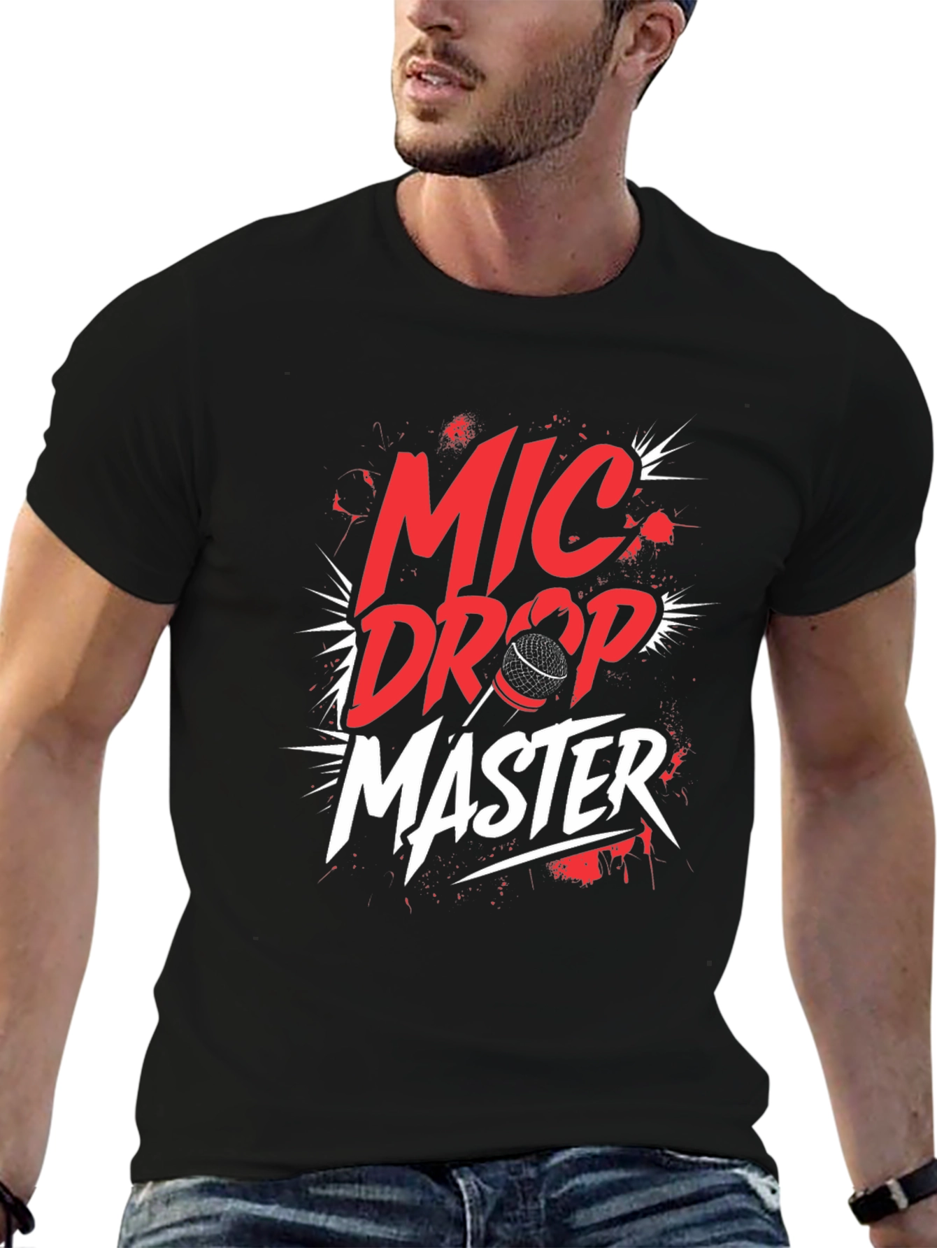 Mic Drop Master Graphic T-Shirt