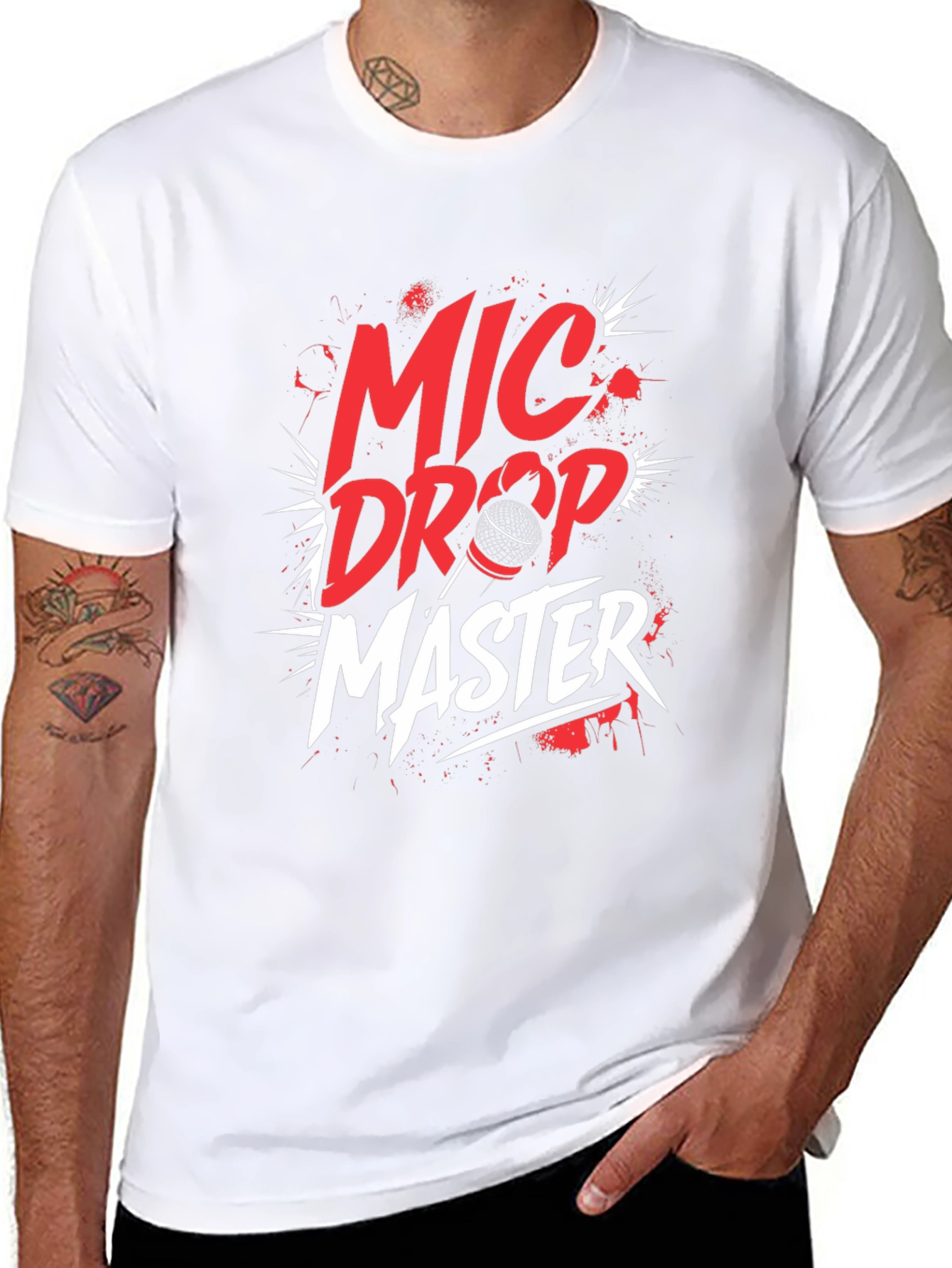 Mic Drop Master Graphic T-Shirt