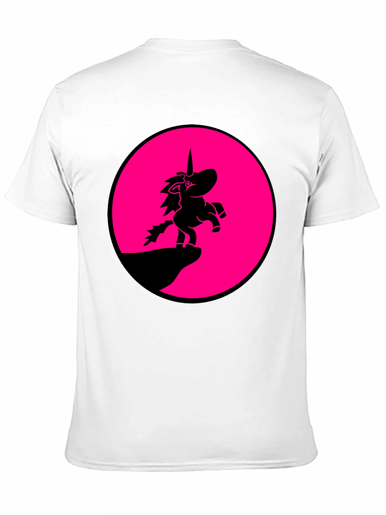 Unicorn Silhouette T-Shirt - Black