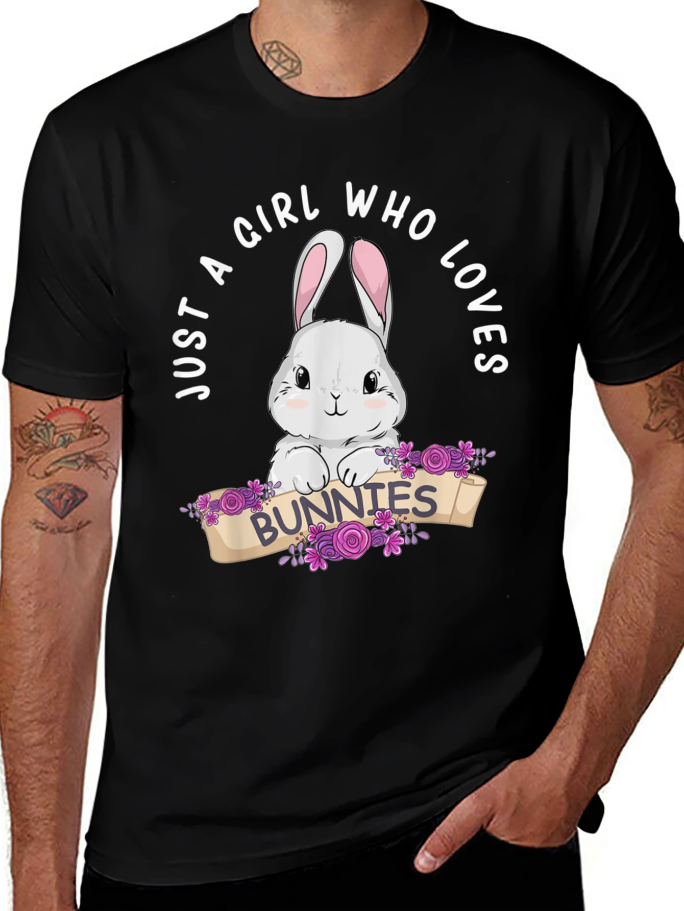 Just A Girl Who Loves Bunnies T-Shirt