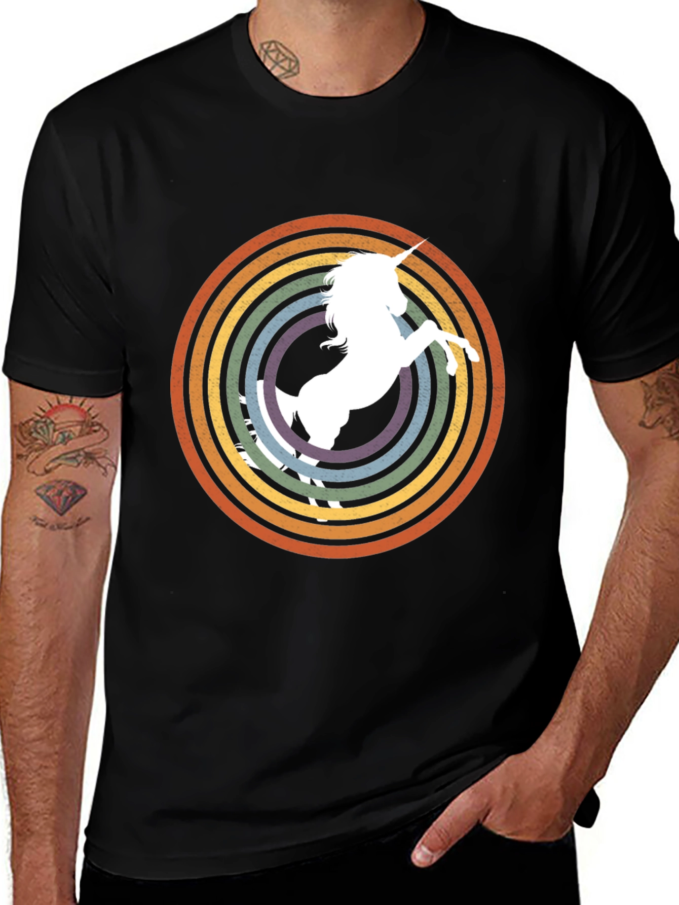 Unicorn Rainbow T-Shirt - Graphic Tee