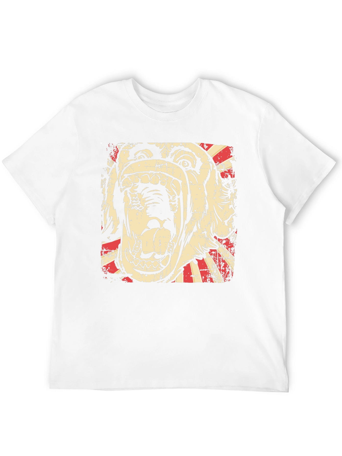 Graphic Tee - Bulldog Scream Design - Black