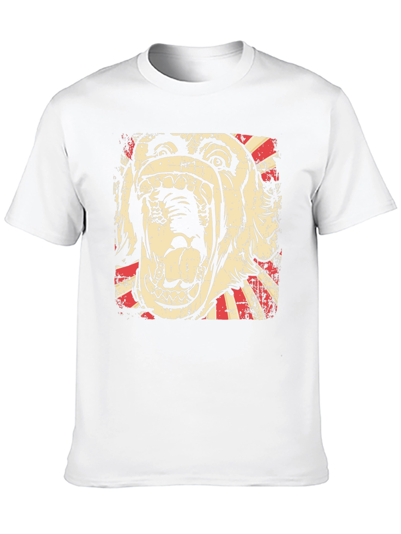 Graphic Tee - Bulldog Scream Design - Black