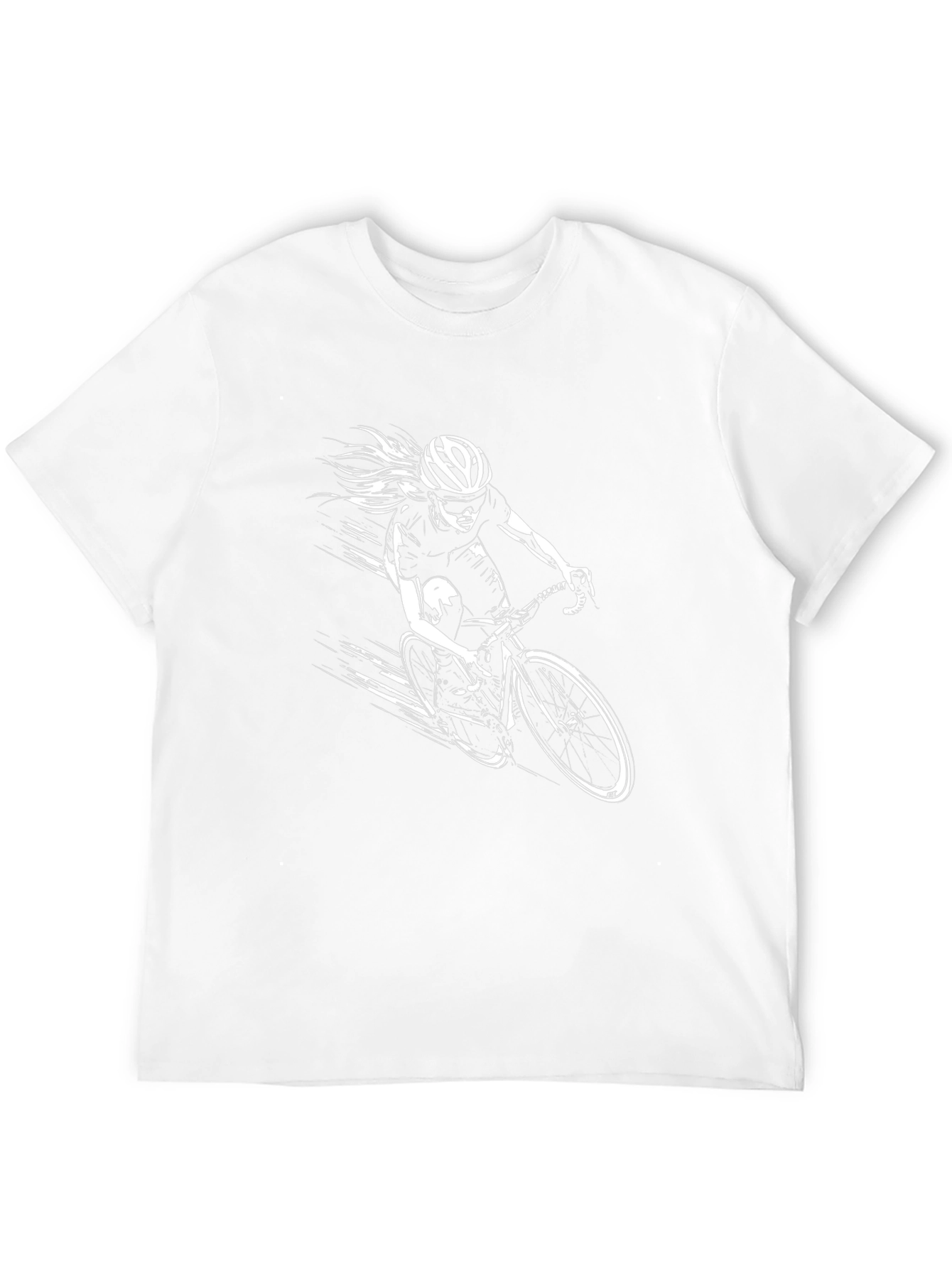Cyclist Graphic Black T-Shirt