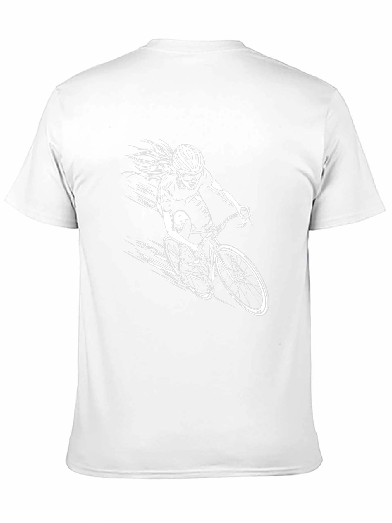 Cyclist Graphic Black T-Shirt
