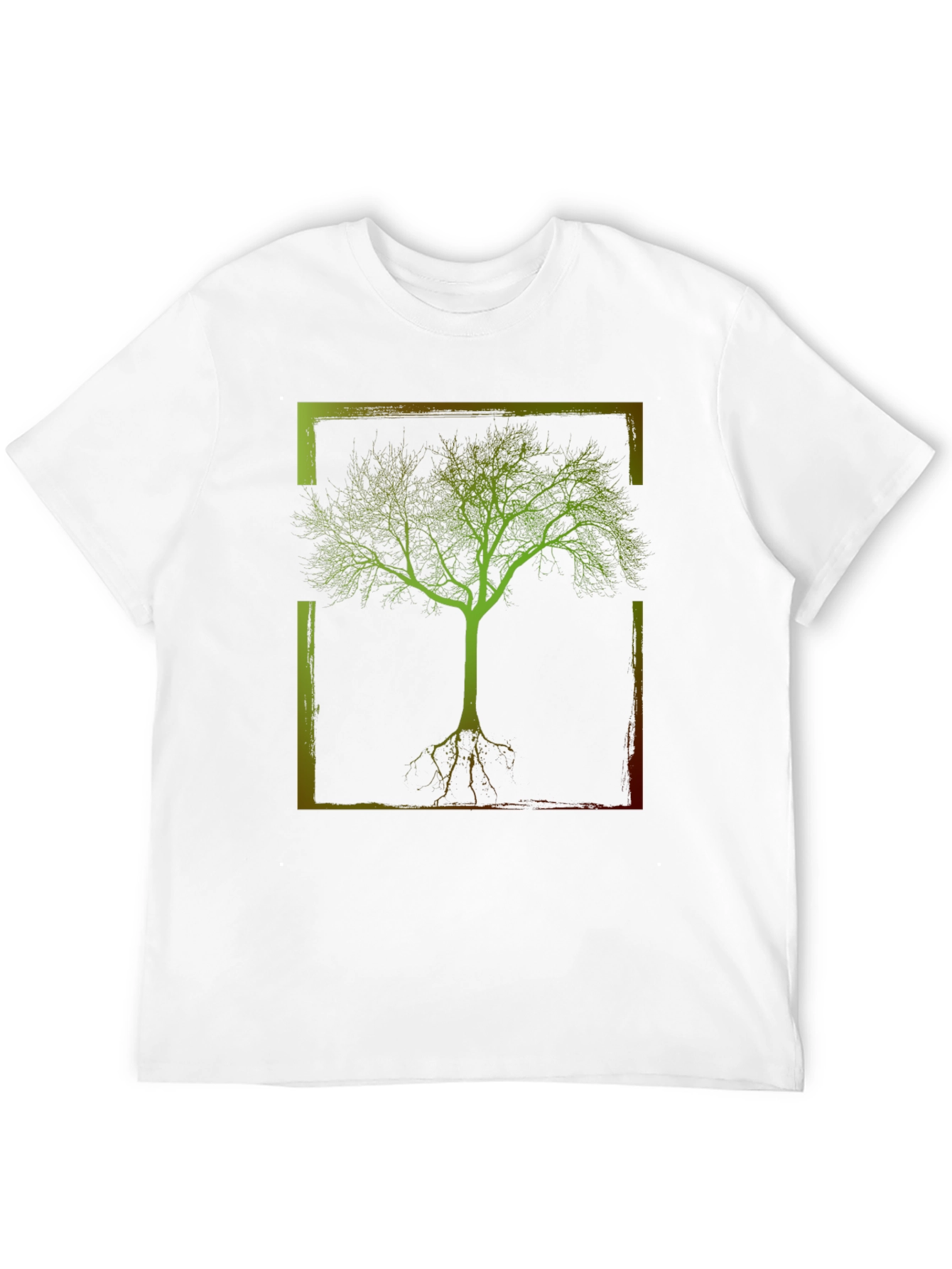 Abstract Tree Graphic Tee - Modern Nature Design