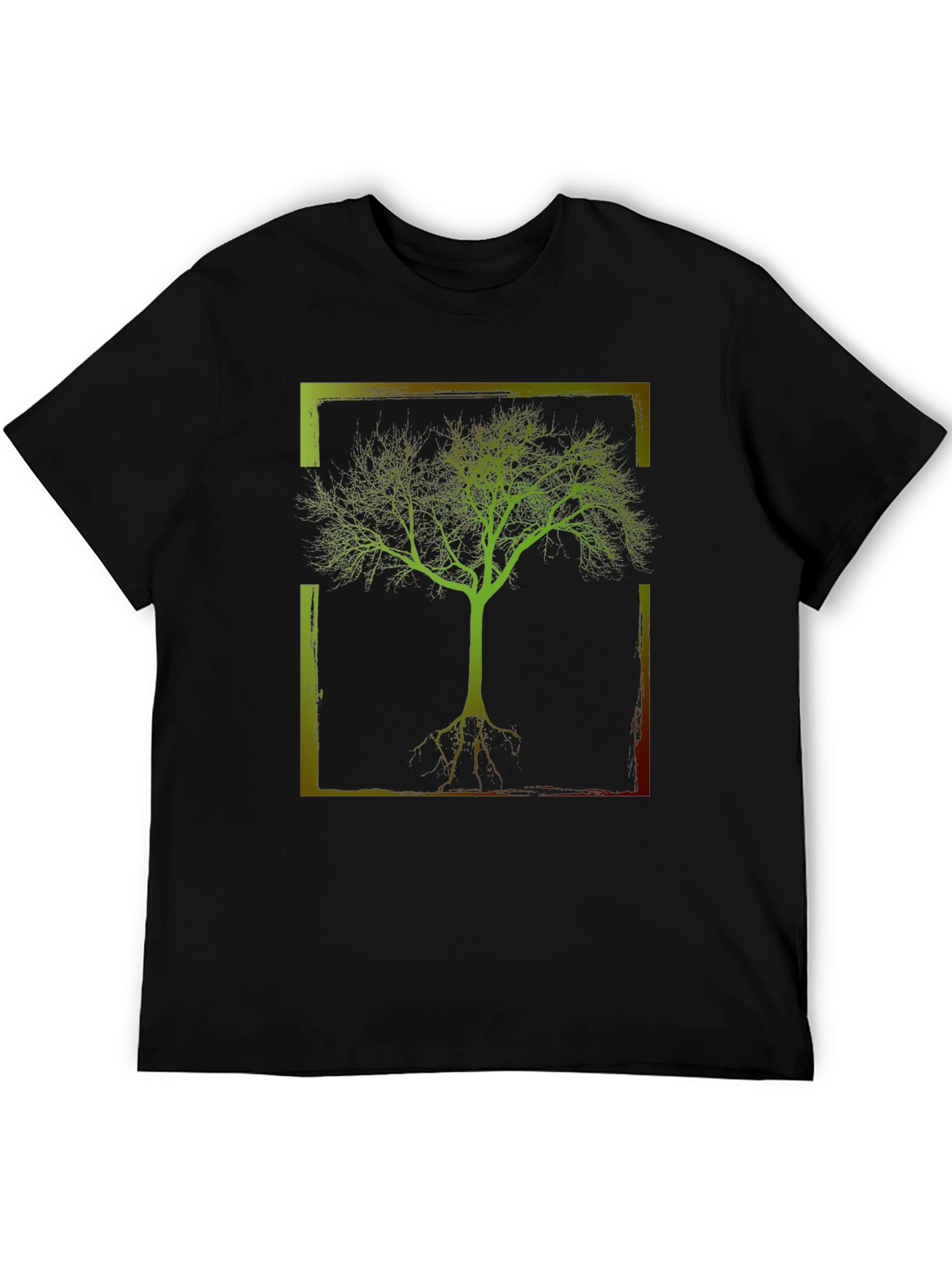 Abstract Tree Graphic Tee - Modern Nature Design