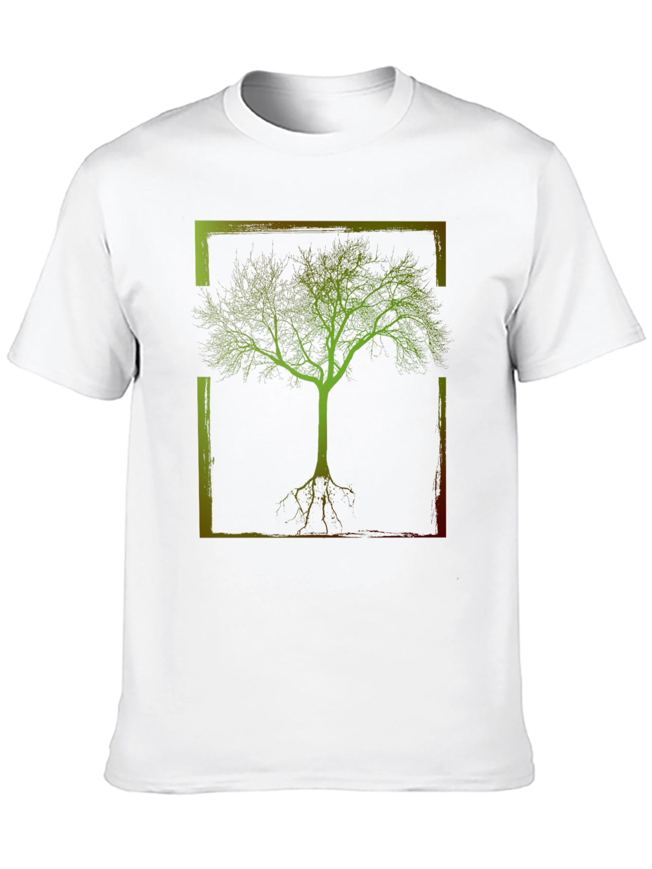 Abstract Tree Graphic Tee - Modern Nature Design