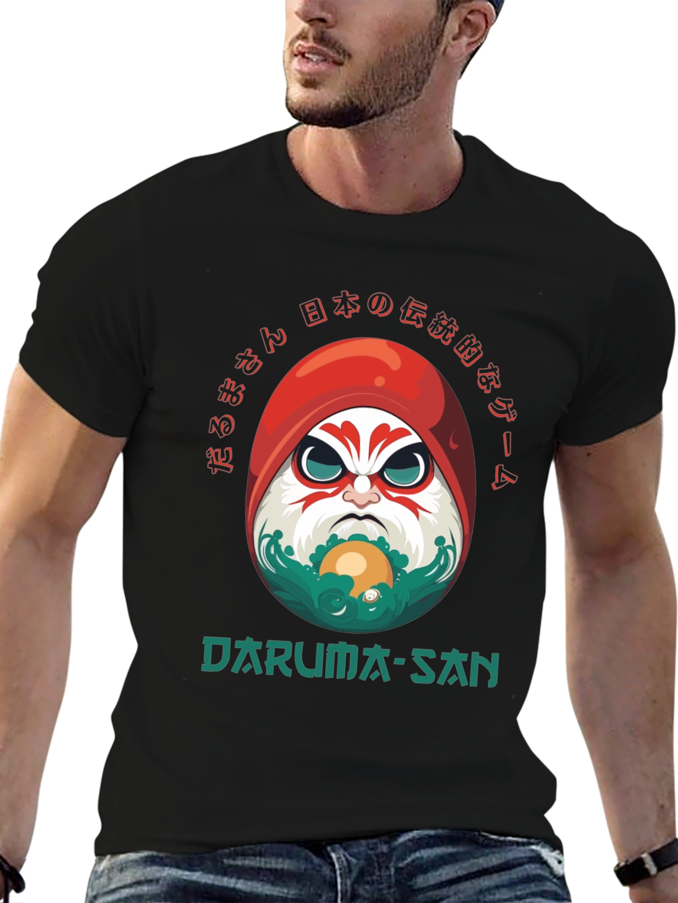 Daruma-San T-Shirt | Japanese Traditional Game