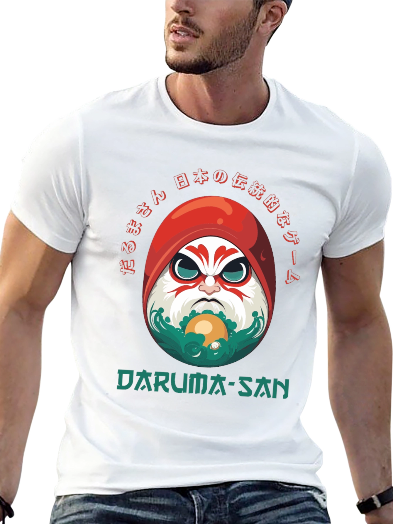 Daruma-San T-Shirt | Japanese Traditional Game