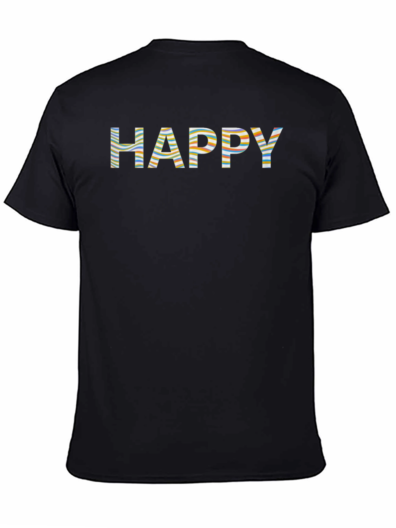 Happy Graphic Tee - Stylish Comfort