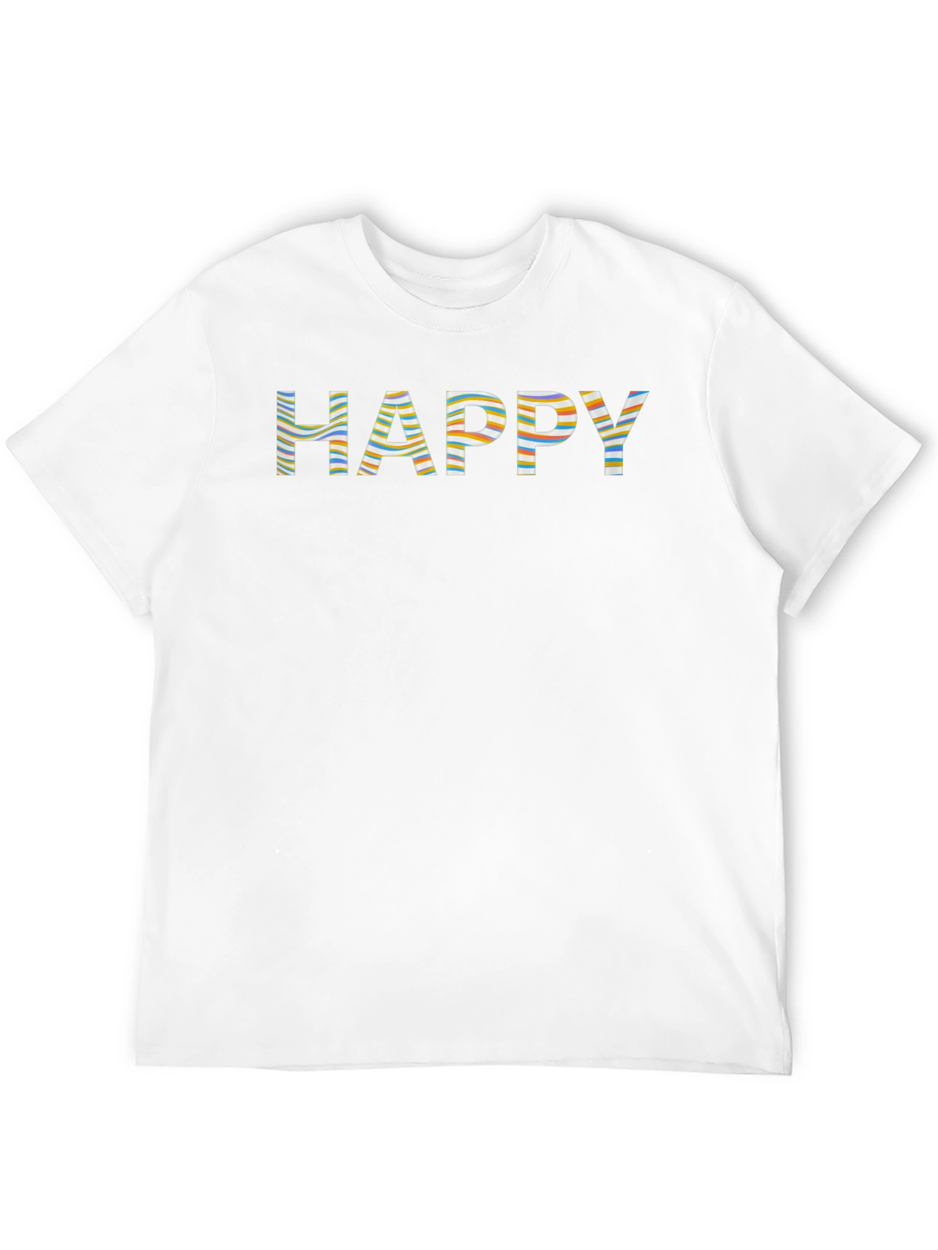 Happy Graphic Tee - Stylish Comfort