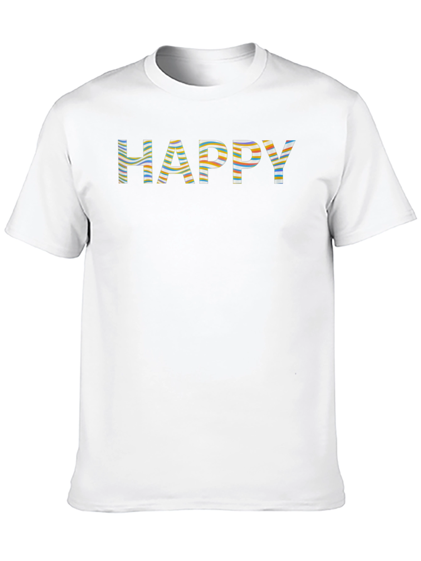 Happy Graphic Tee - Stylish Comfort