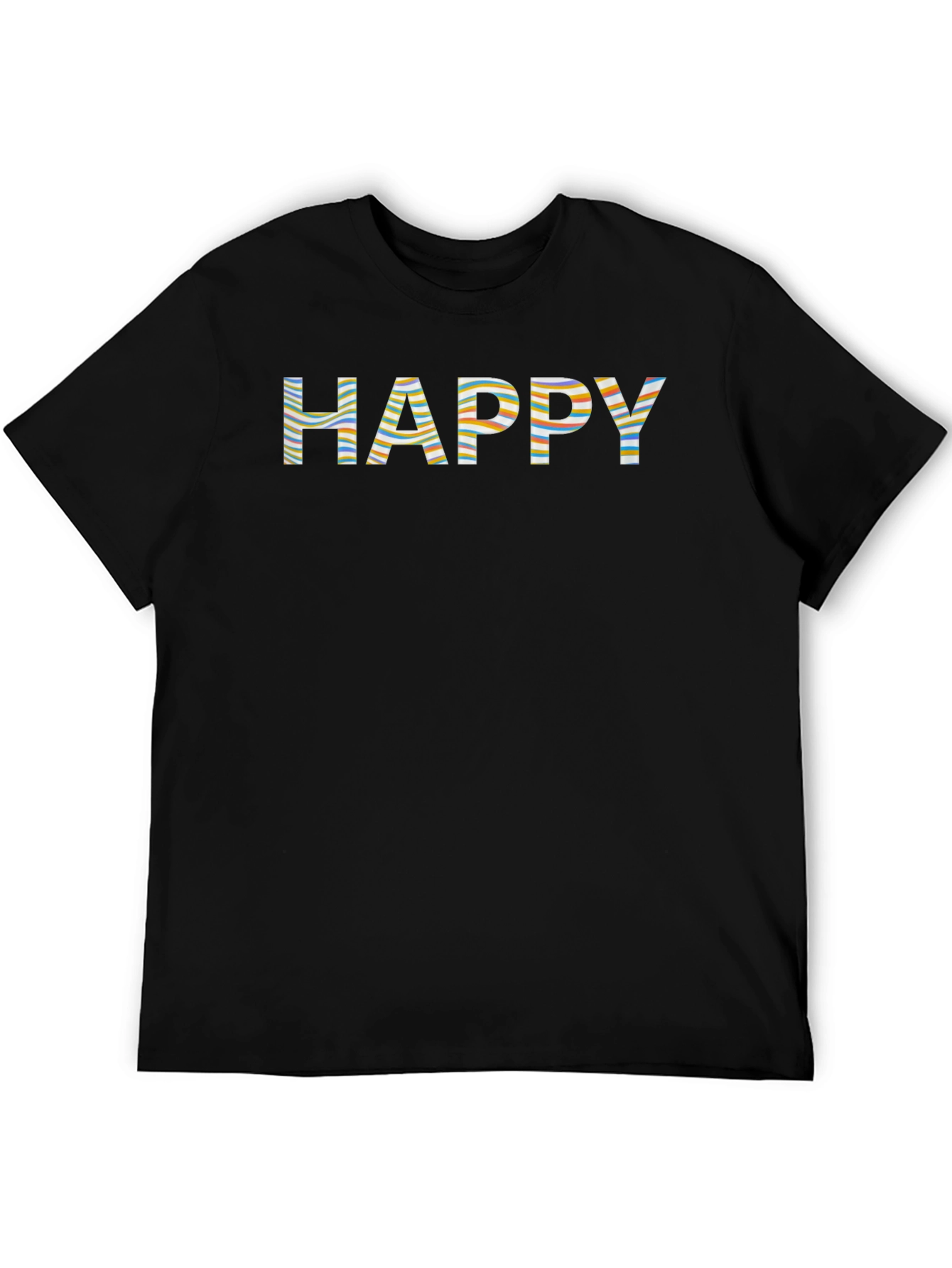 Happy Graphic Tee - Stylish Comfort