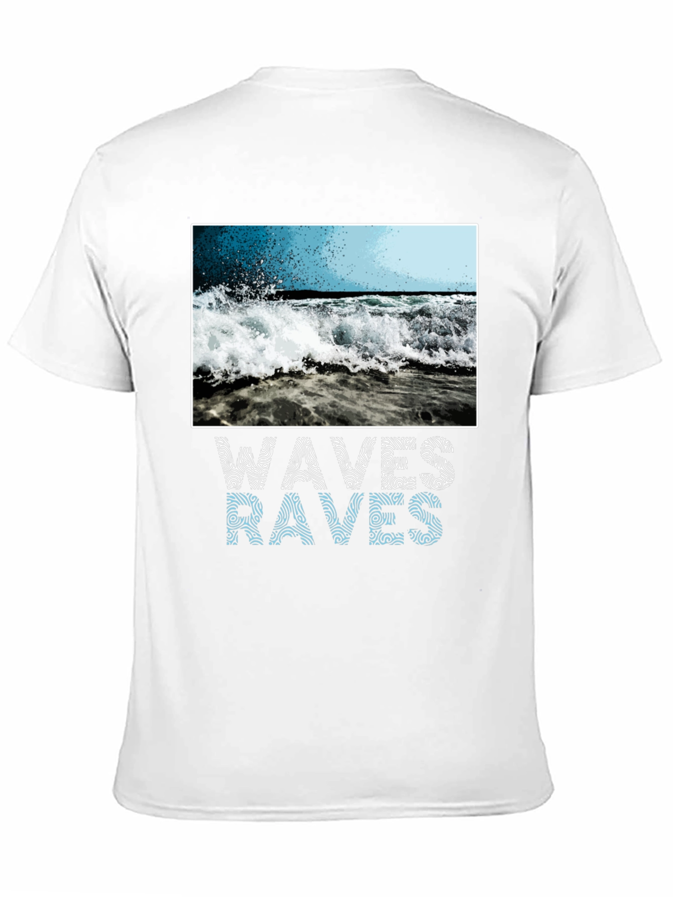 Waves Graphic T-Shirt - Ocean Lover