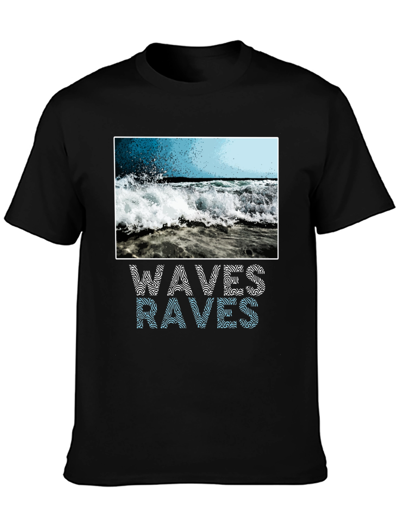 Waves Graphic T-Shirt - Ocean Lover