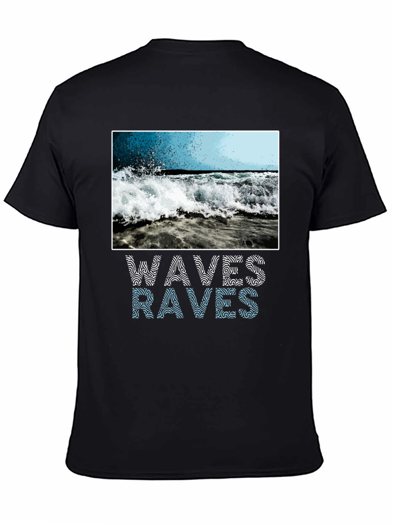 Waves Graphic T-Shirt - Ocean Lover