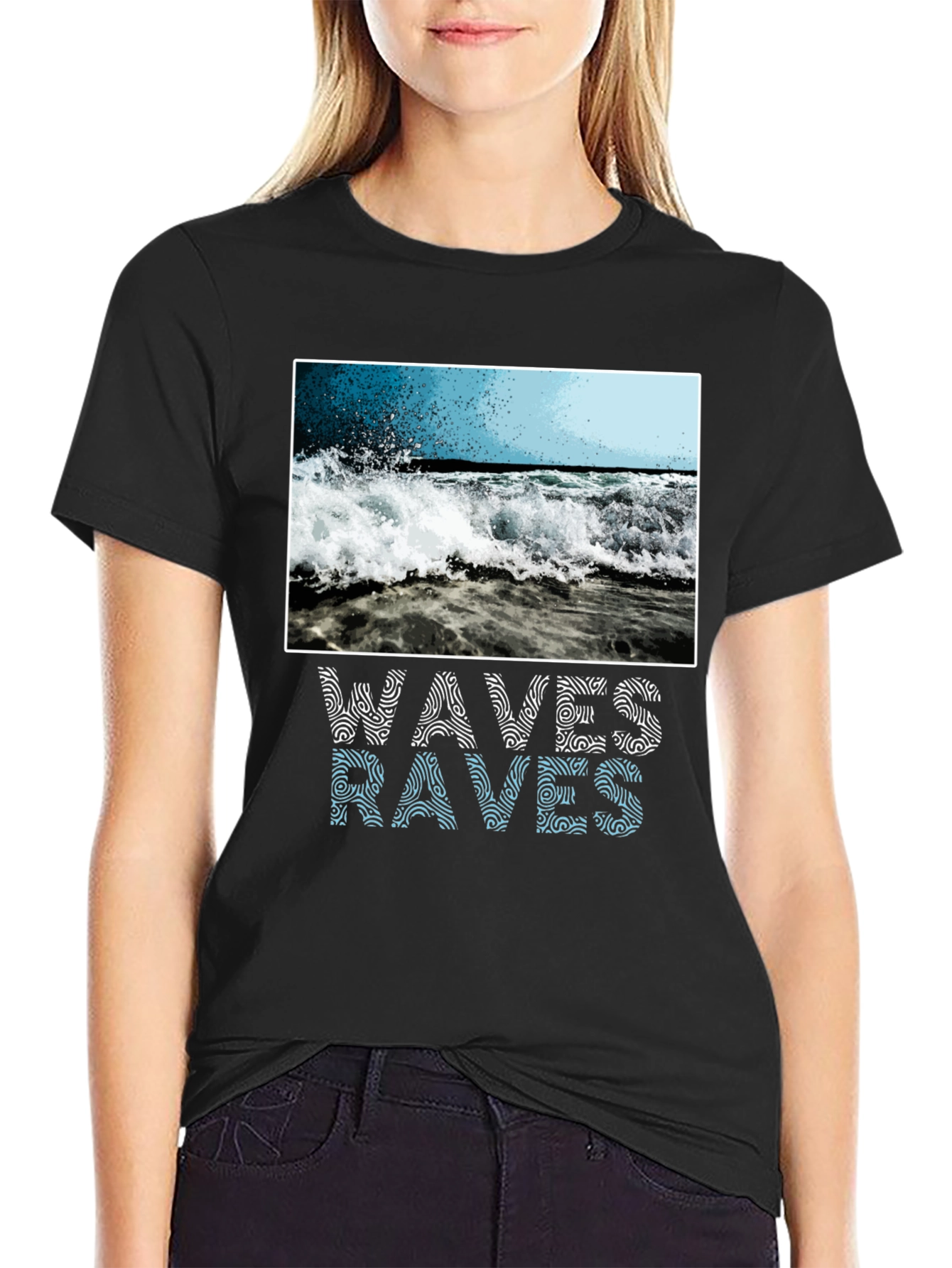 Waves Graphic T-Shirt - Ocean Lover