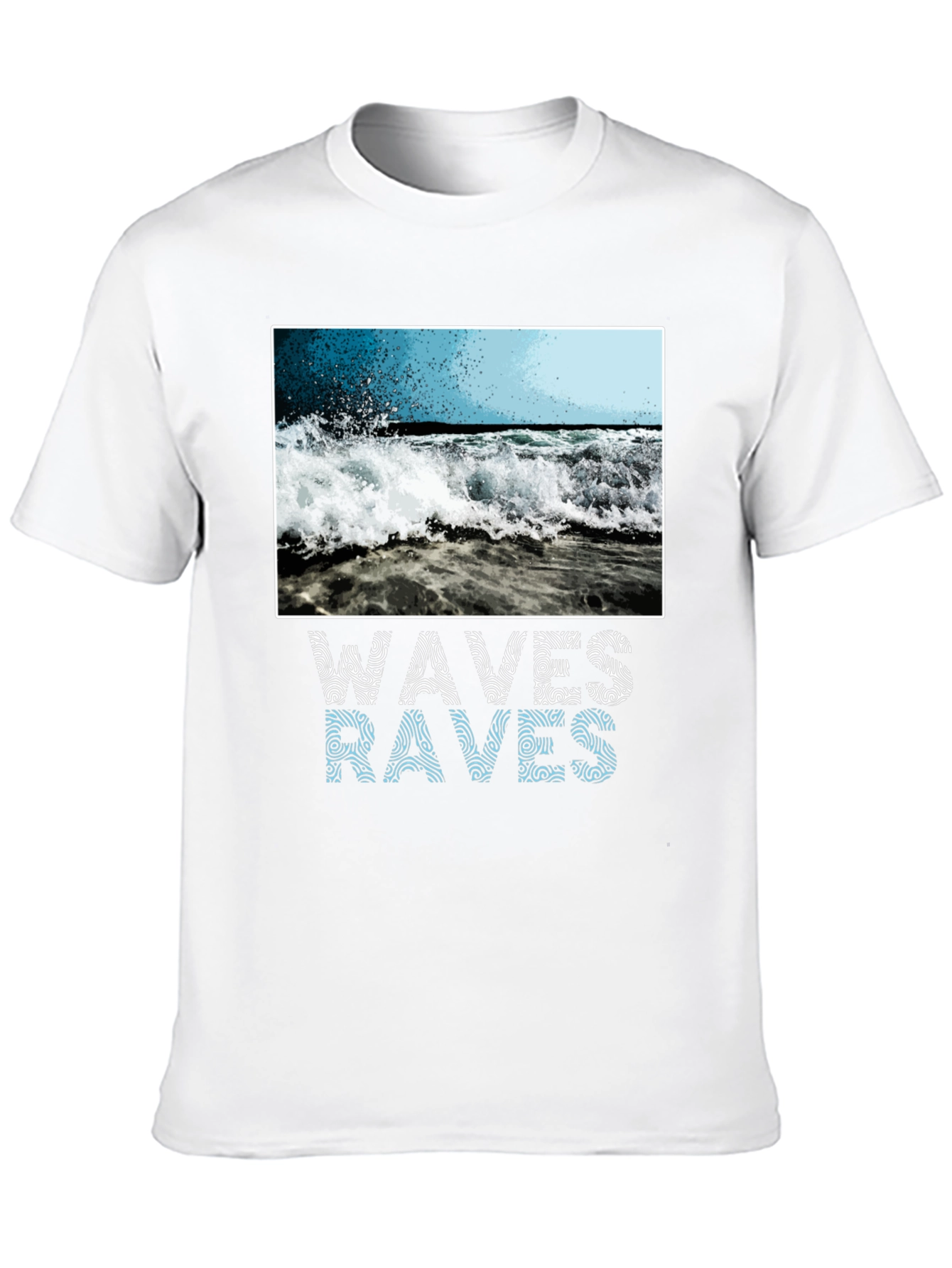 Waves Graphic T-Shirt - Ocean Lover