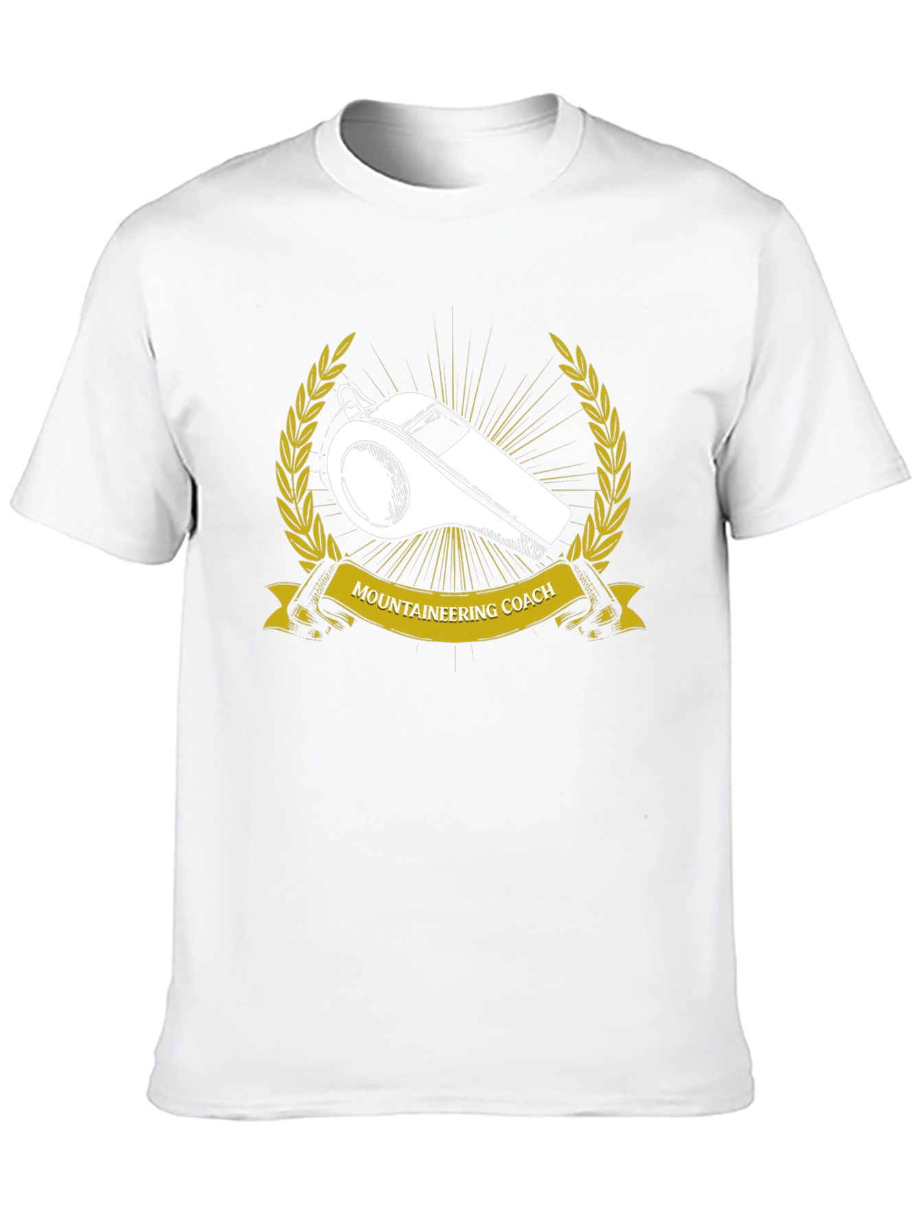Mountaineering Coach T-Shirt - Whistle Design