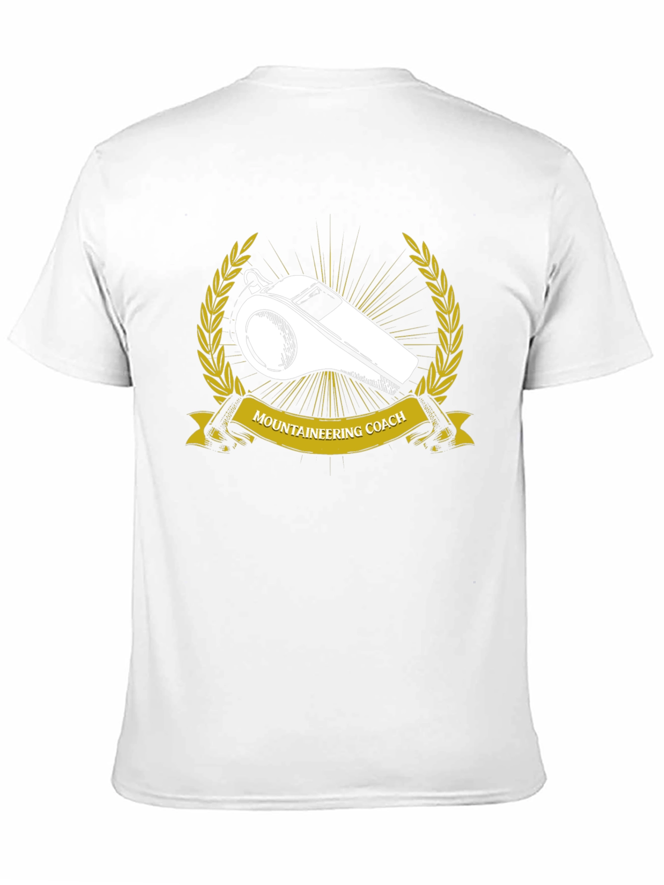 Mountaineering Coach T-Shirt - Whistle Design