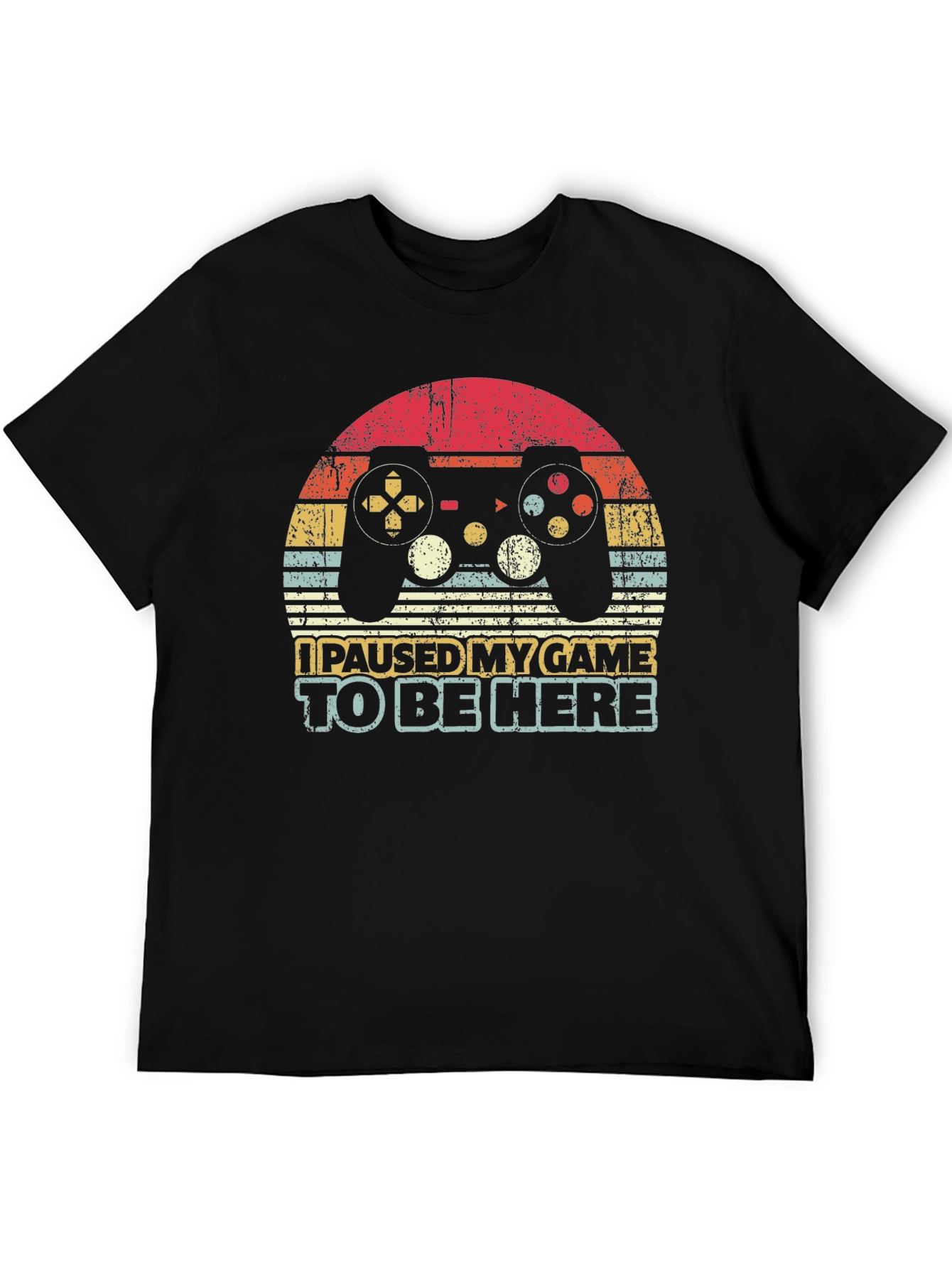 Paused Game Retro Graphic Tee - Gamer Gift