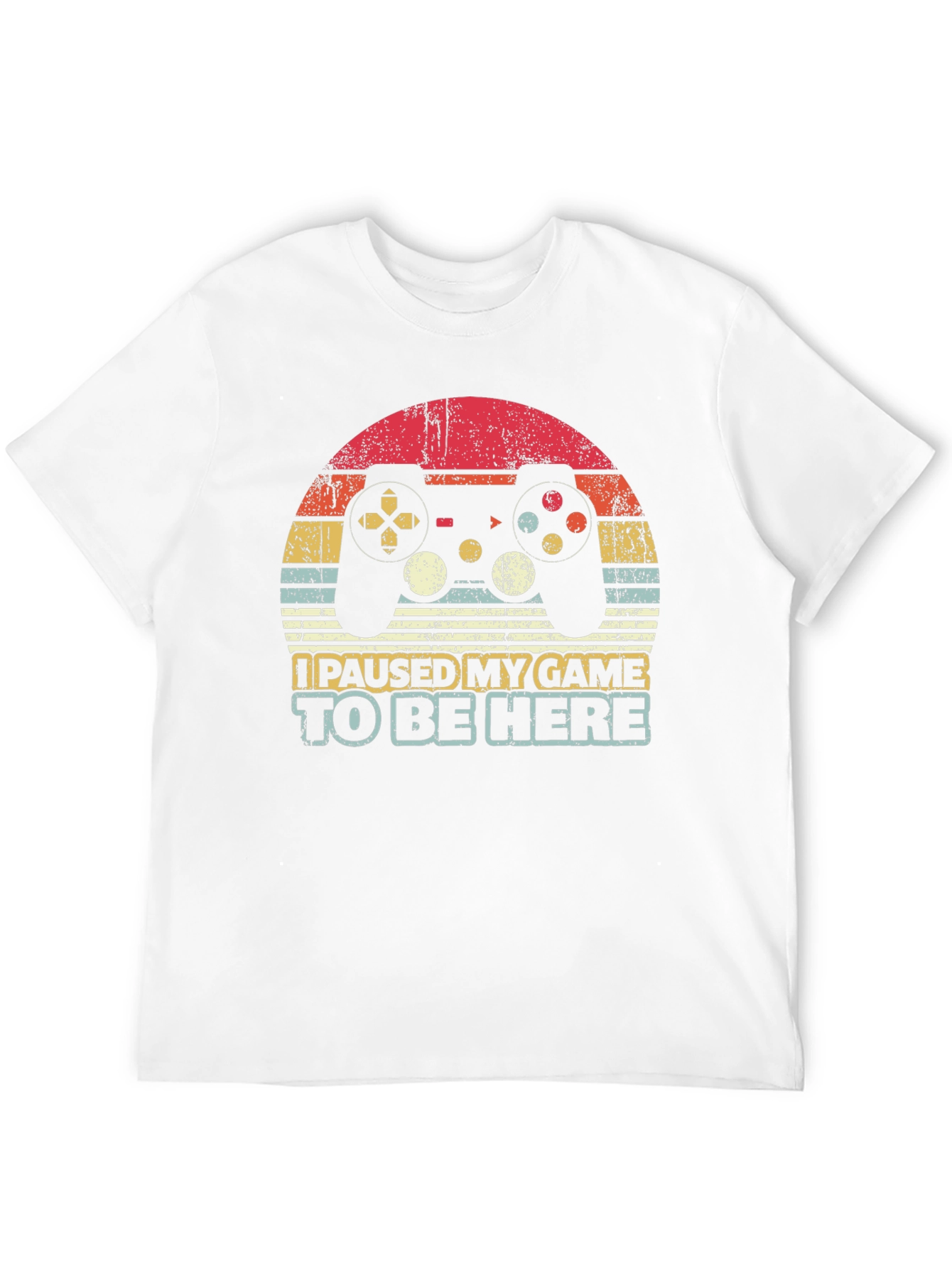 Paused Game Retro Graphic Tee - Gamer Gift