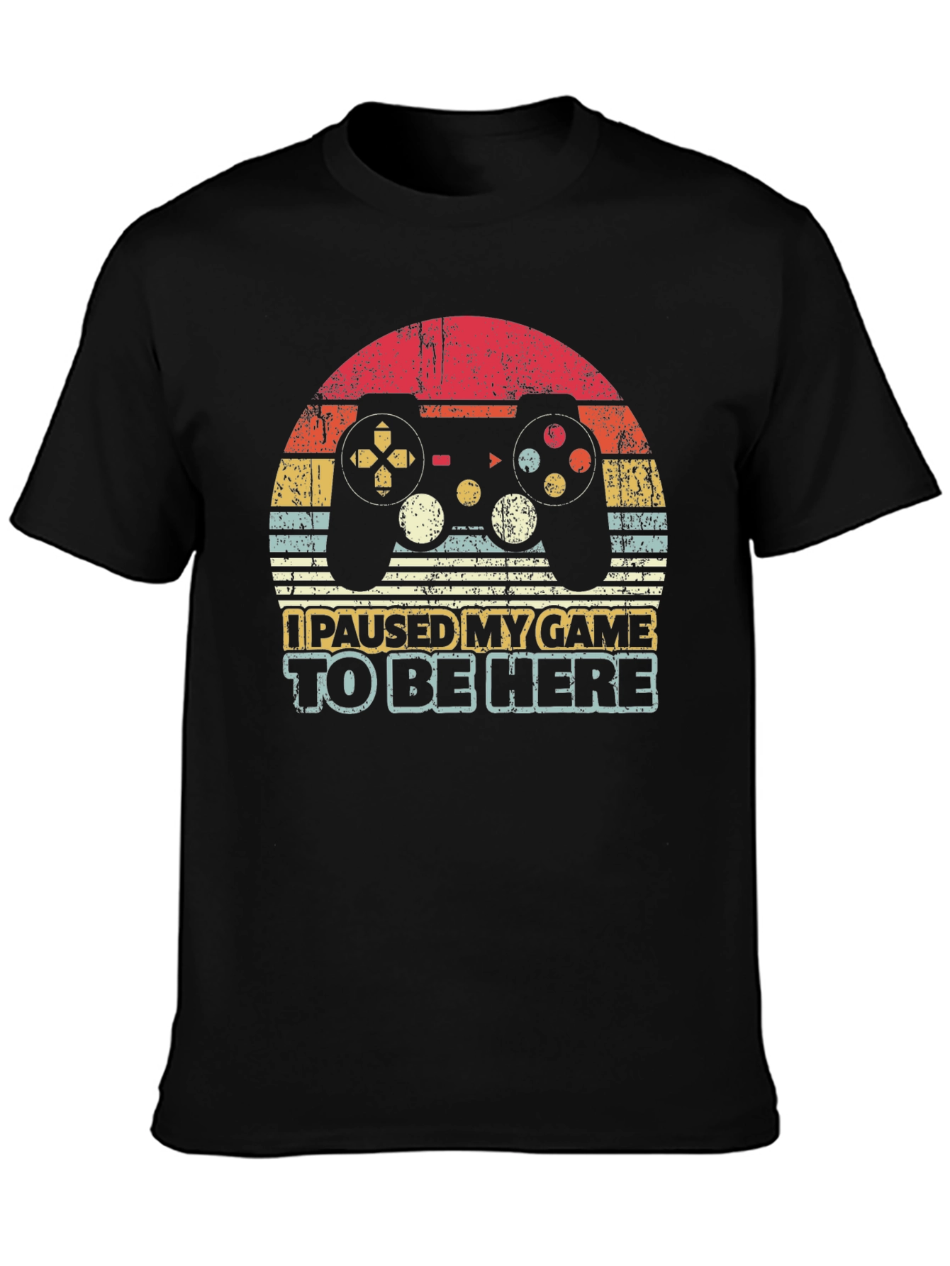 Paused Game Retro Graphic Tee - Gamer Gift