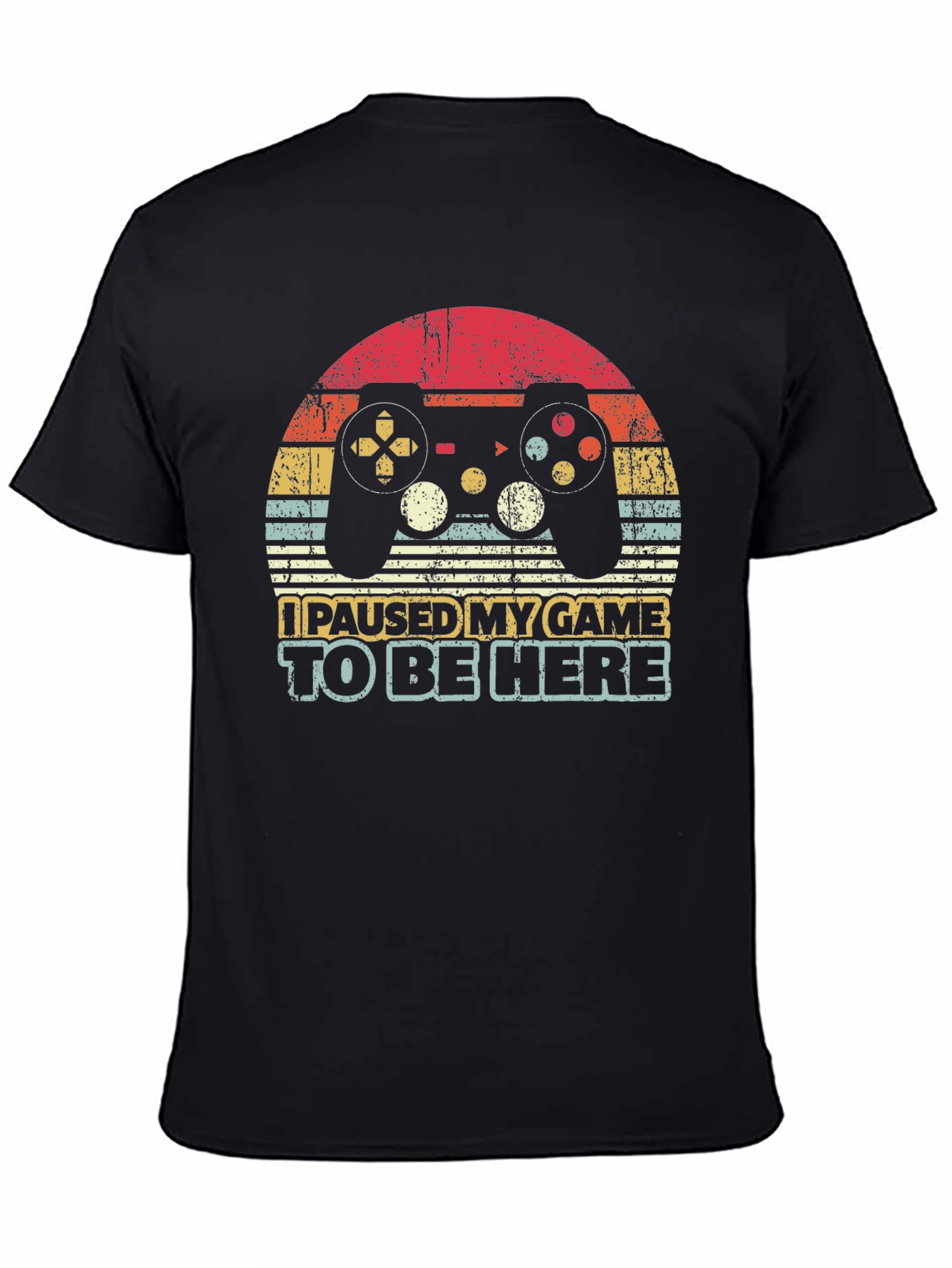 Paused Game Retro Graphic Tee - Gamer Gift