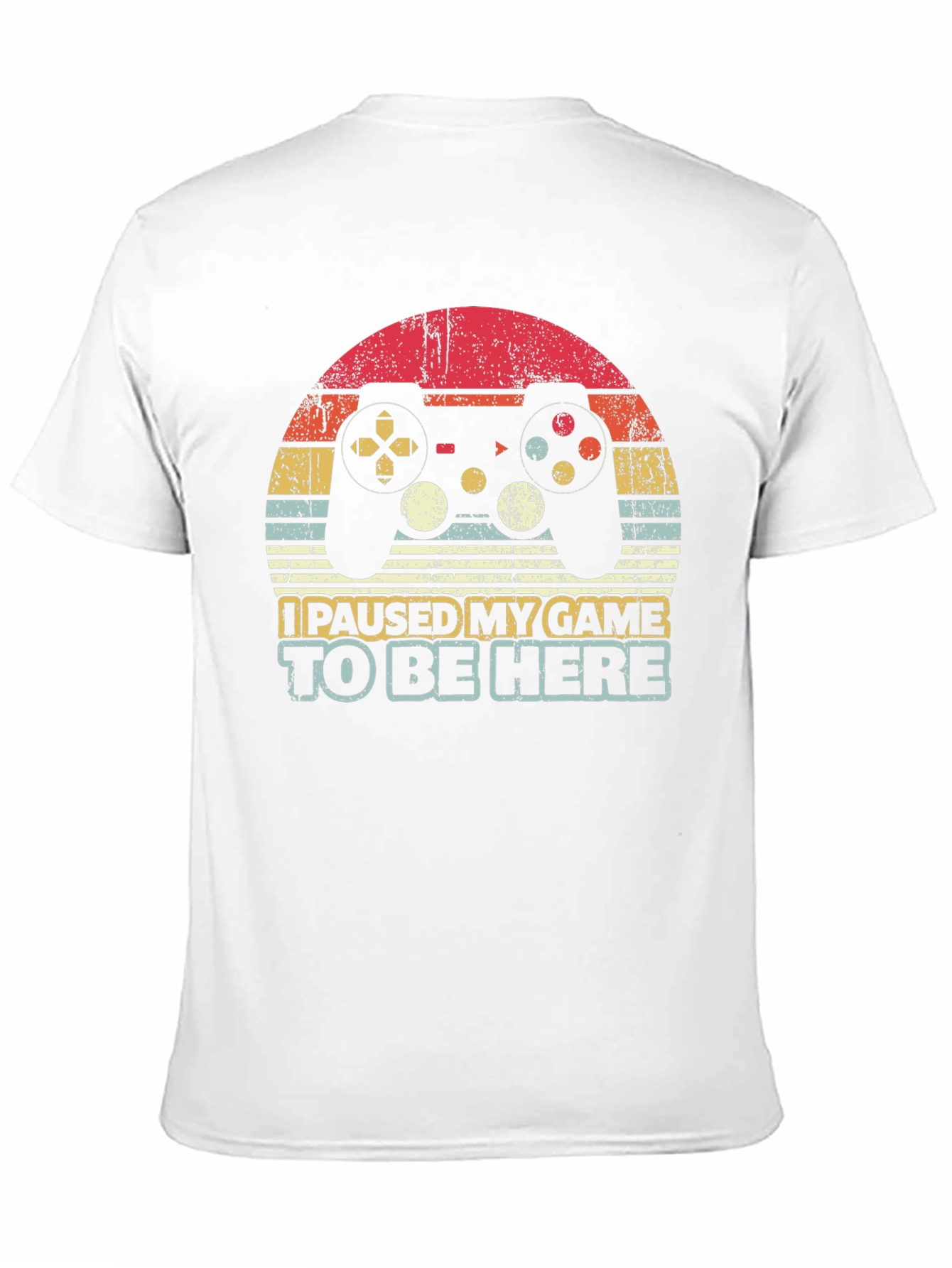 Paused Game Retro Graphic Tee - Gamer Gift